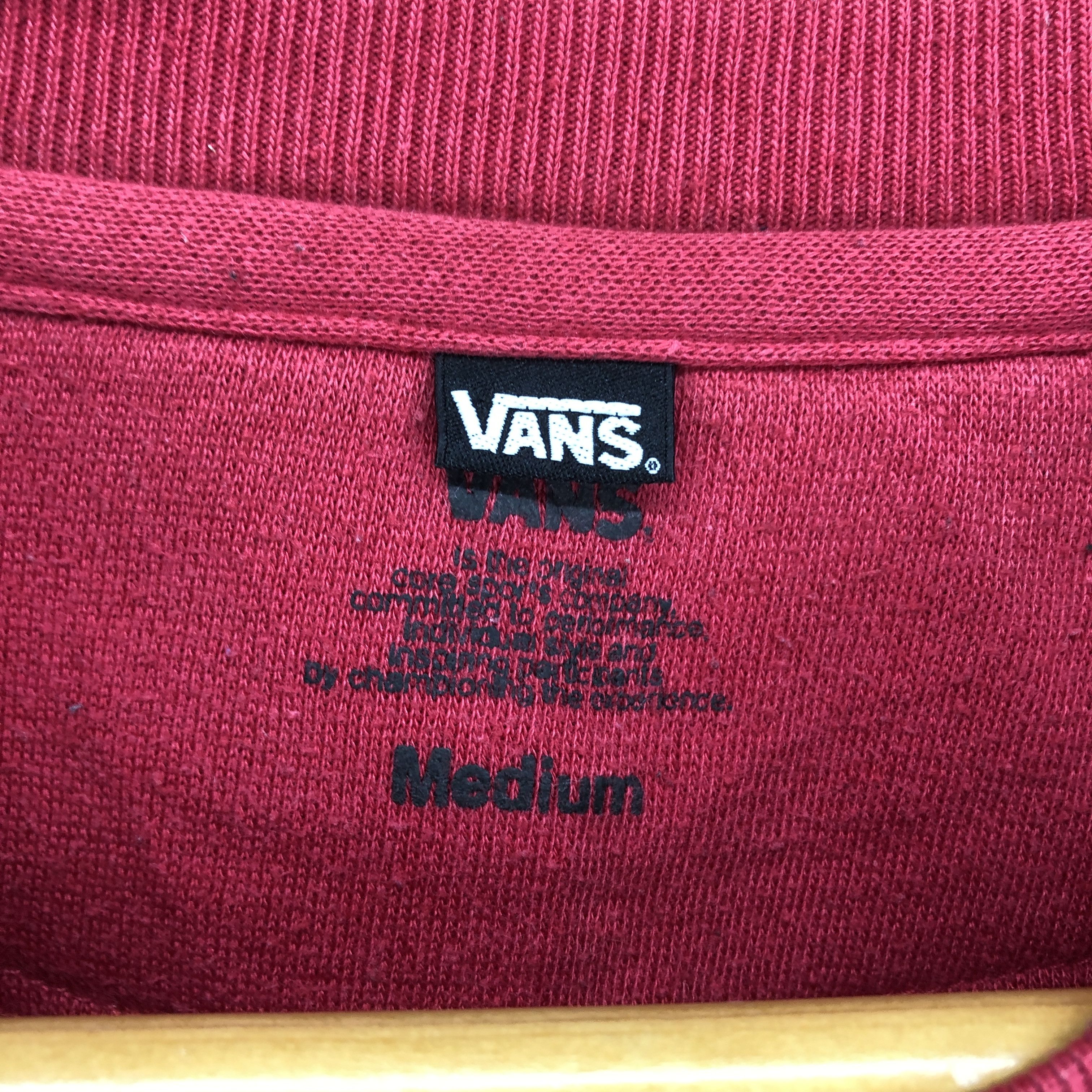Vans VANS Crew Neck Sweatshirt #038-02 Size US M / EU 48-50 / 2 - 6 Thumbnail