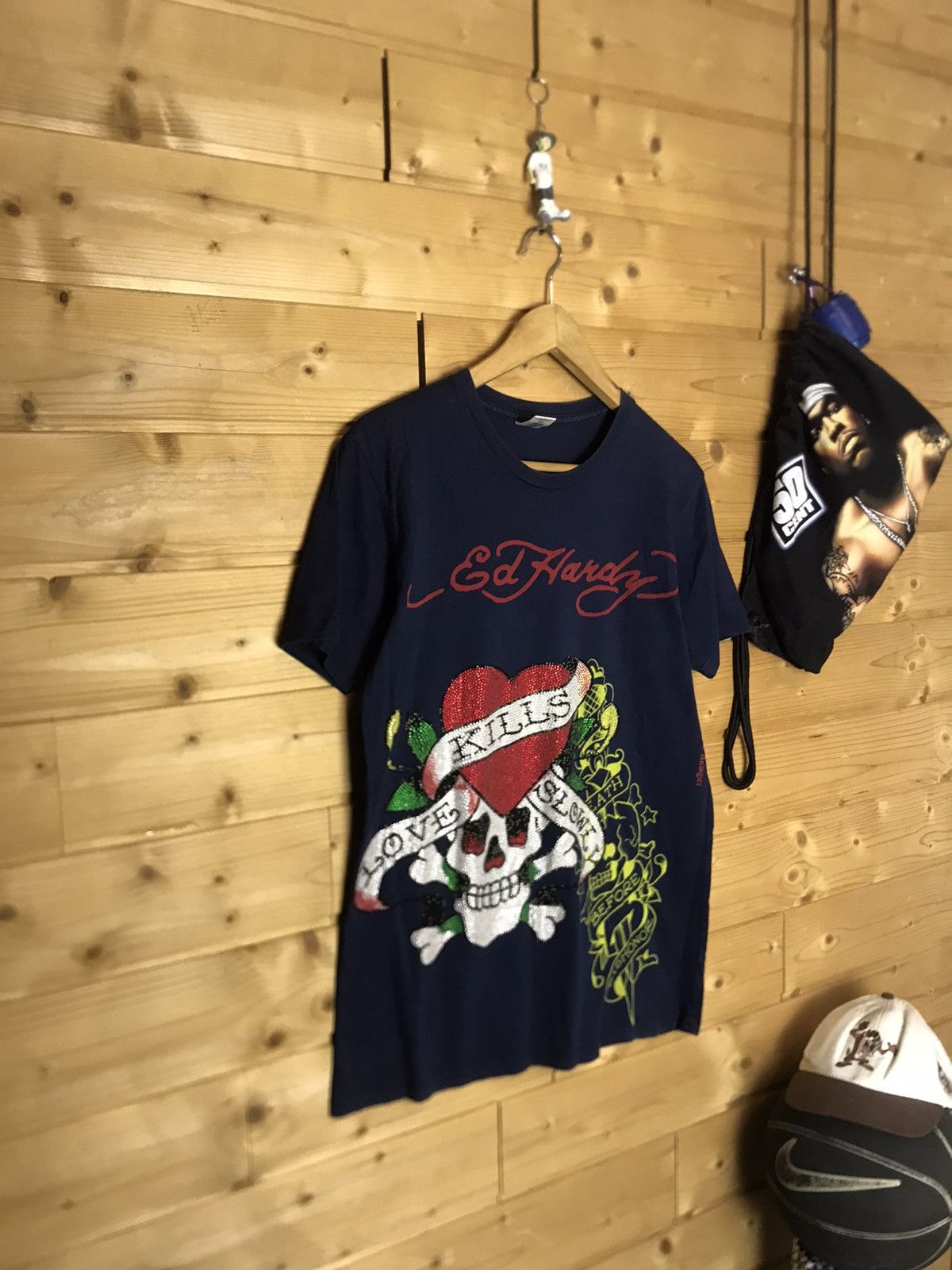 Ed Hardy Ed Hardy skull love kills slowly t-shirt Size US S / EU 44-46 / 1 - 1 Thumbnail