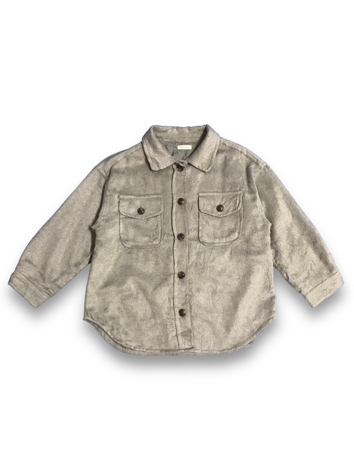 Japanese Brand Japanese Brand Earth Music & Ecology Oversized Wool Shacket Size XL / US 12-14 / IT 48-50 - 1 Thumbnail