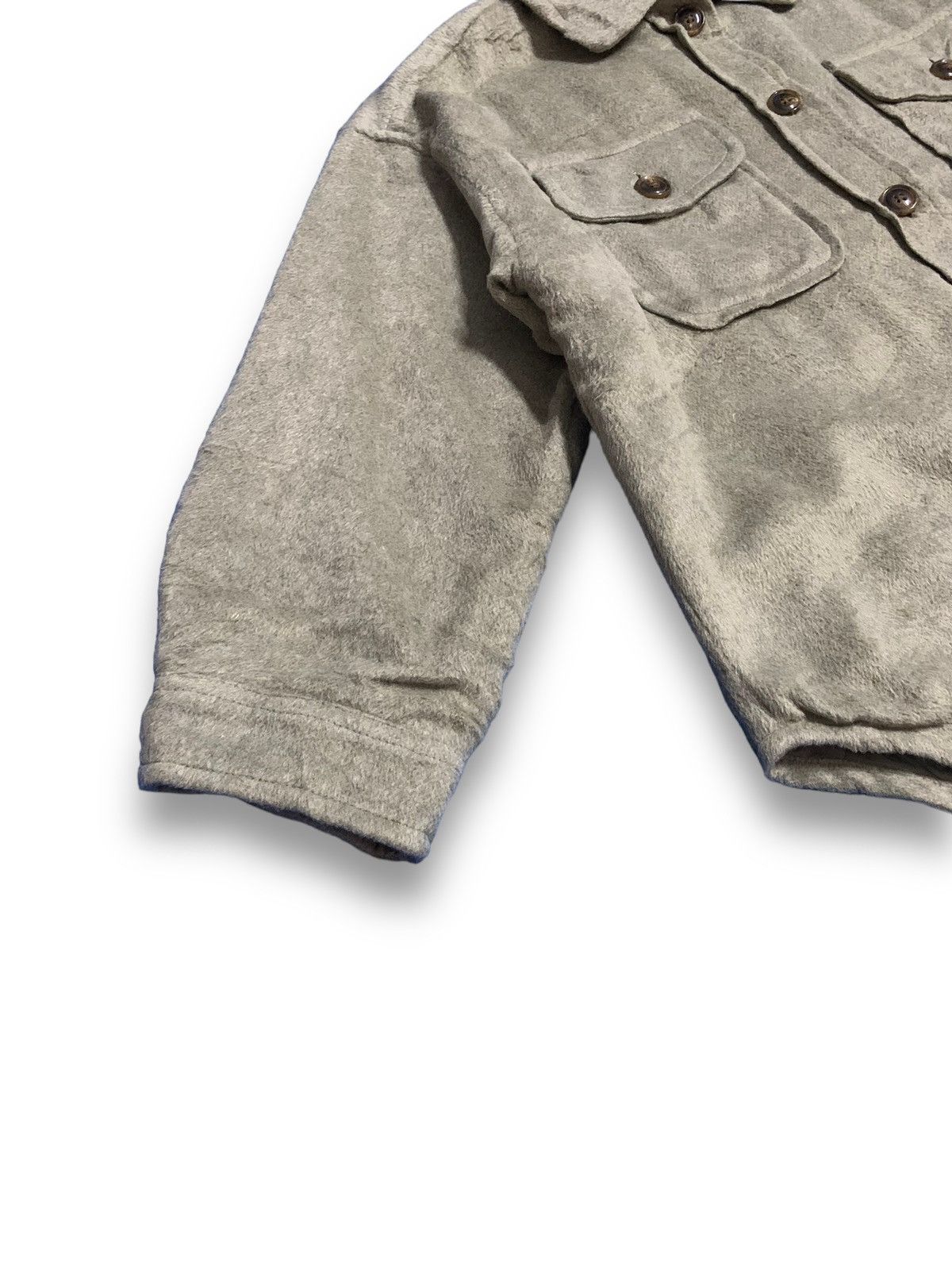 Japanese Brand Japanese Brand Earth Music & Ecology Oversized Wool Shacket Size XL / US 12-14 / IT 48-50 - 10 Thumbnail