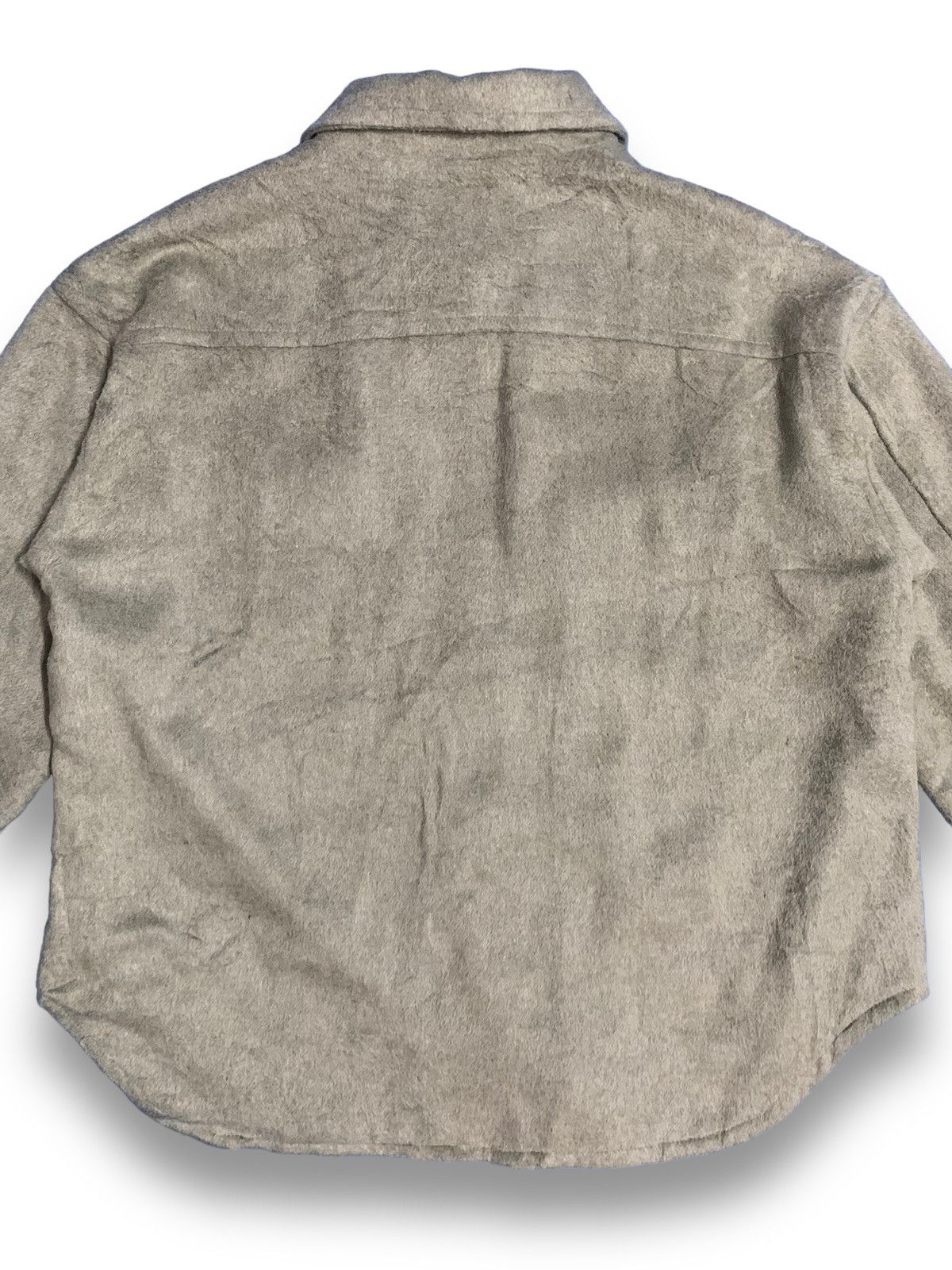 Japanese Brand Japanese Brand Earth Music & Ecology Oversized Wool Shacket Size XL / US 12-14 / IT 48-50 - 14 Thumbnail