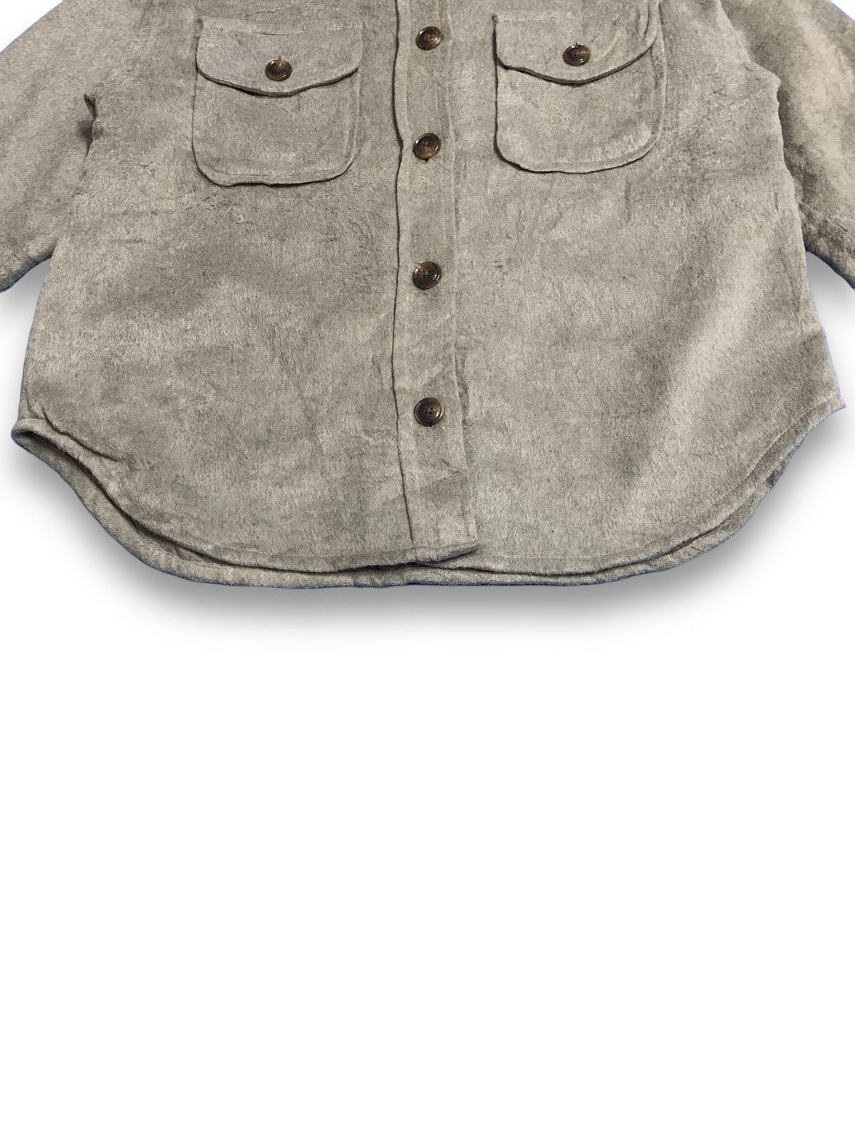 Japanese Brand Japanese Brand Earth Music & Ecology Oversized Wool Shacket Size XL / US 12-14 / IT 48-50 - 9 Thumbnail