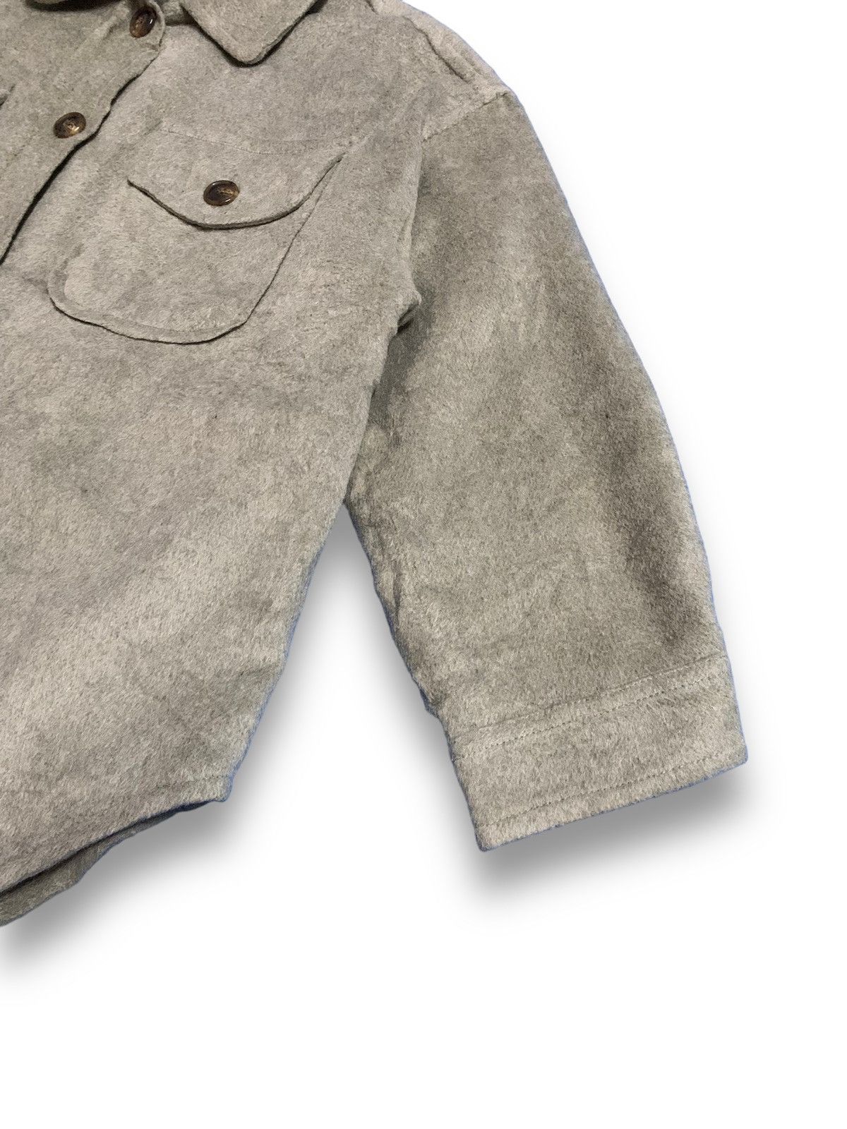 Japanese Brand Japanese Brand Earth Music & Ecology Oversized Wool Shacket Size XL / US 12-14 / IT 48-50 - 11 Thumbnail