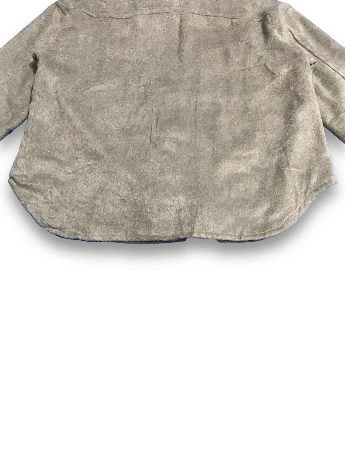 Japanese Brand Japanese Brand Earth Music & Ecology Oversized Wool Shacket Size XL / US 12-14 / IT 48-50 - 15 Thumbnail