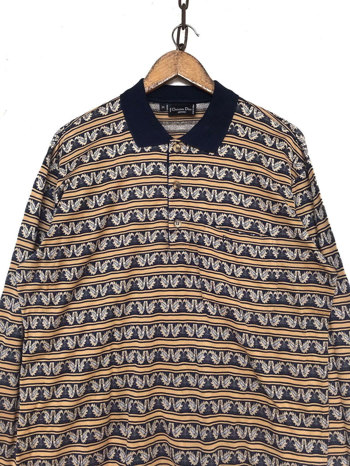 Christian Dior Monsieur Vintage Christian Dior Polo Shirt Size US L / EU 52-54 / 3 - 5 Thumbnail