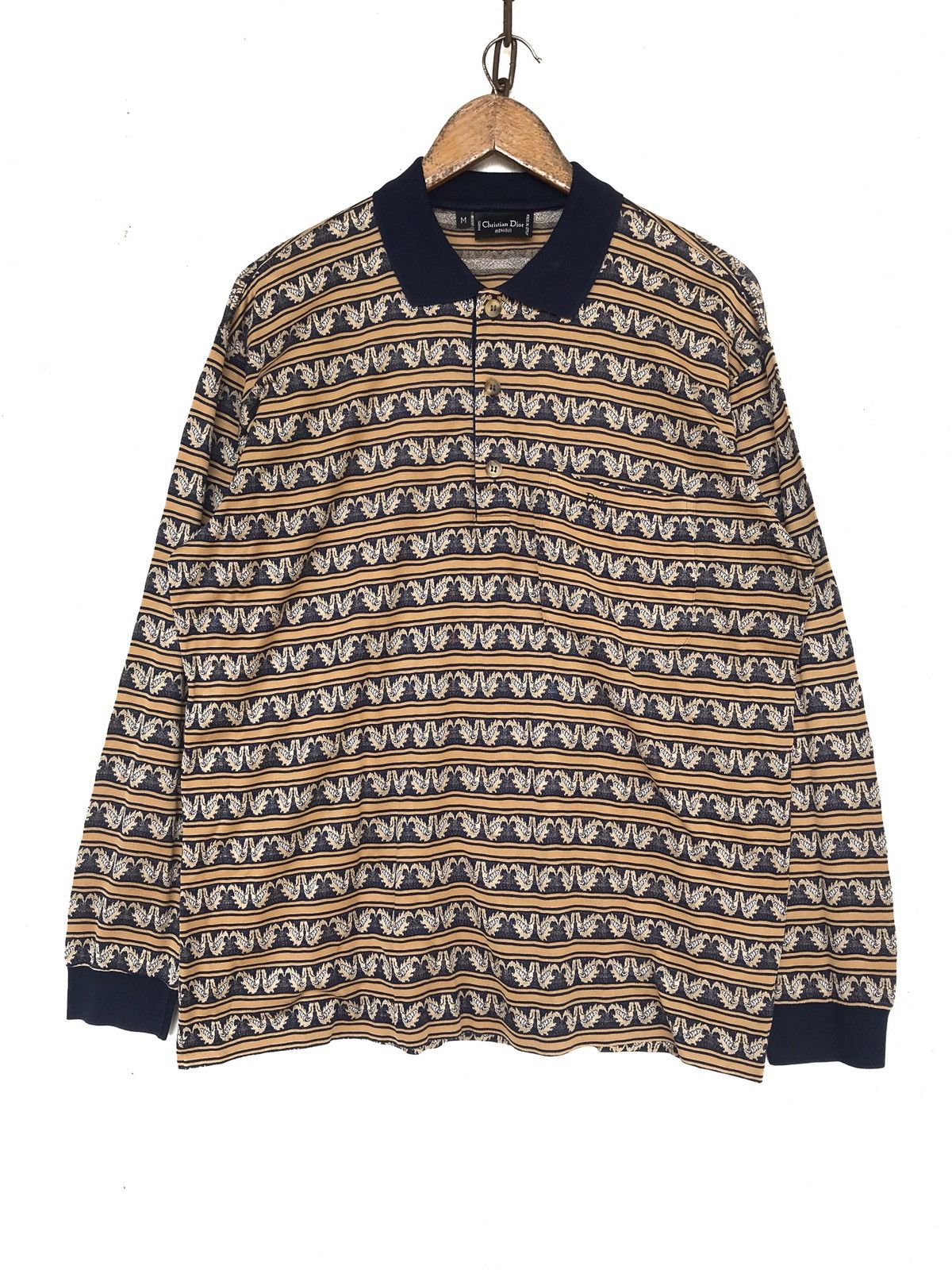 Christian Dior Monsieur Vintage Christian Dior Polo Shirt Size US L / EU 52-54 / 3 - 1 Thumbnail