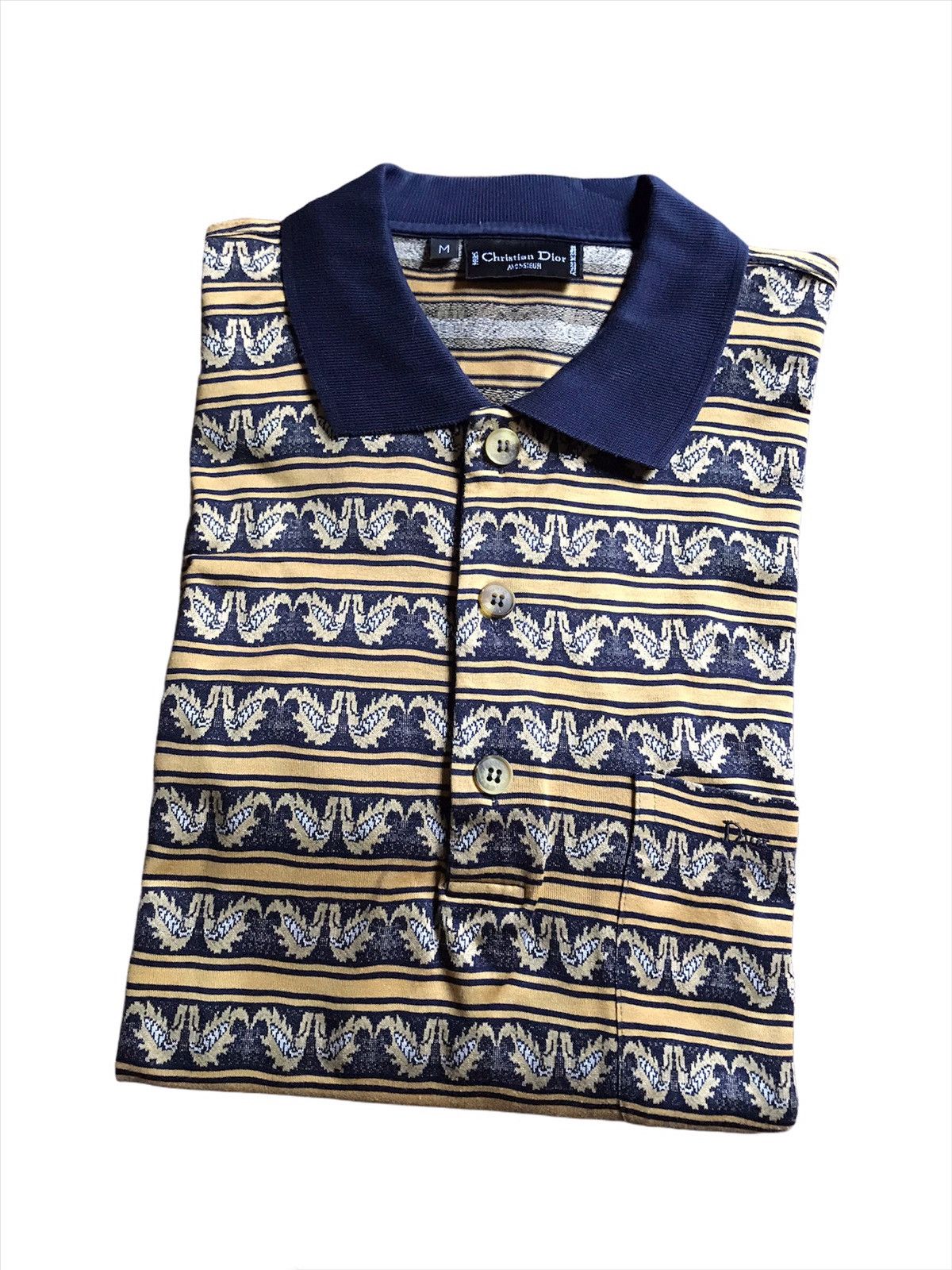 Christian Dior Monsieur Vintage Christian Dior Polo Shirt Size US L / EU 52-54 / 3 - 4 Thumbnail