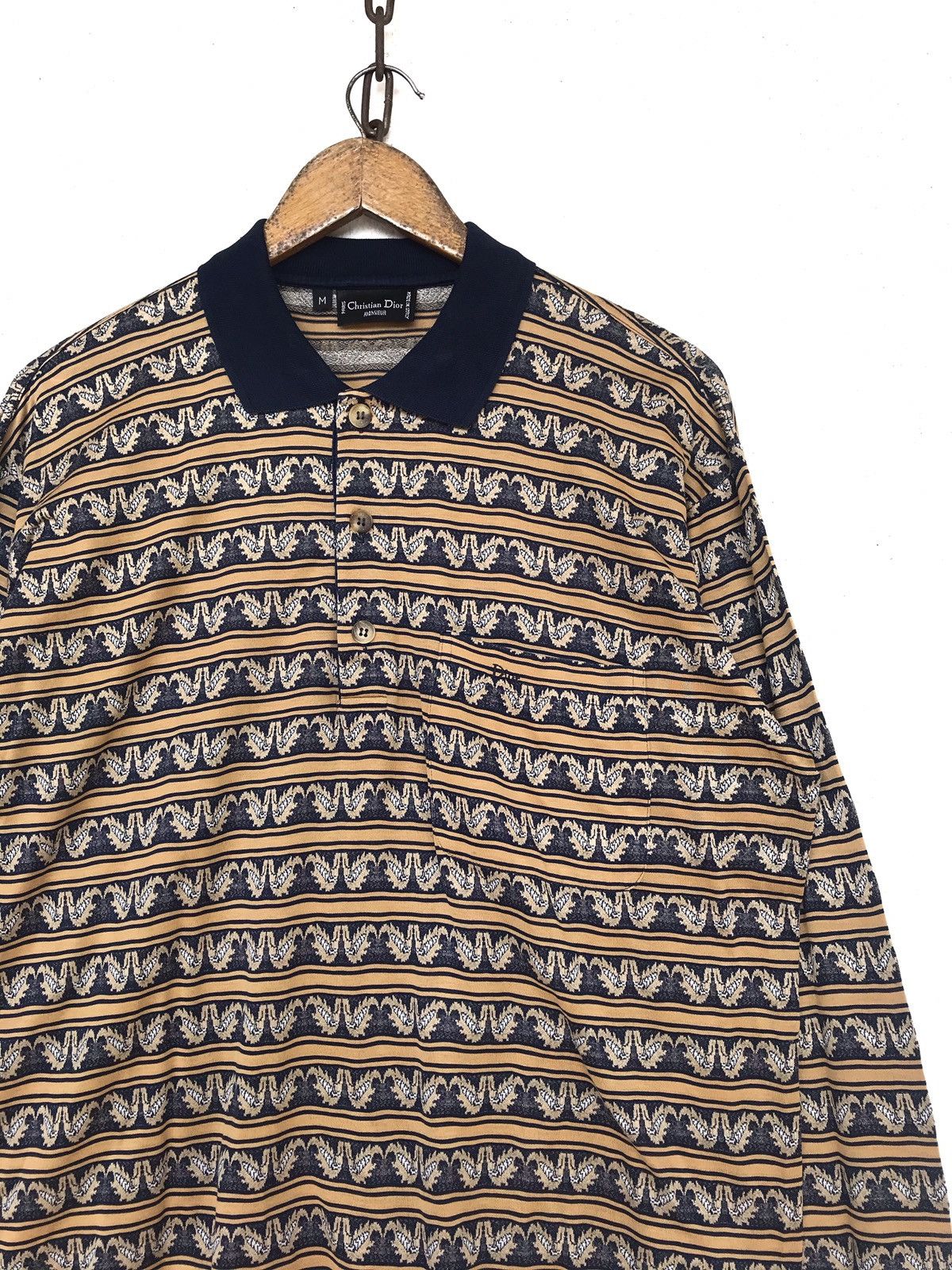 Christian Dior Monsieur Vintage Christian Dior Polo Shirt Size US L / EU 52-54 / 3 - 7 Thumbnail