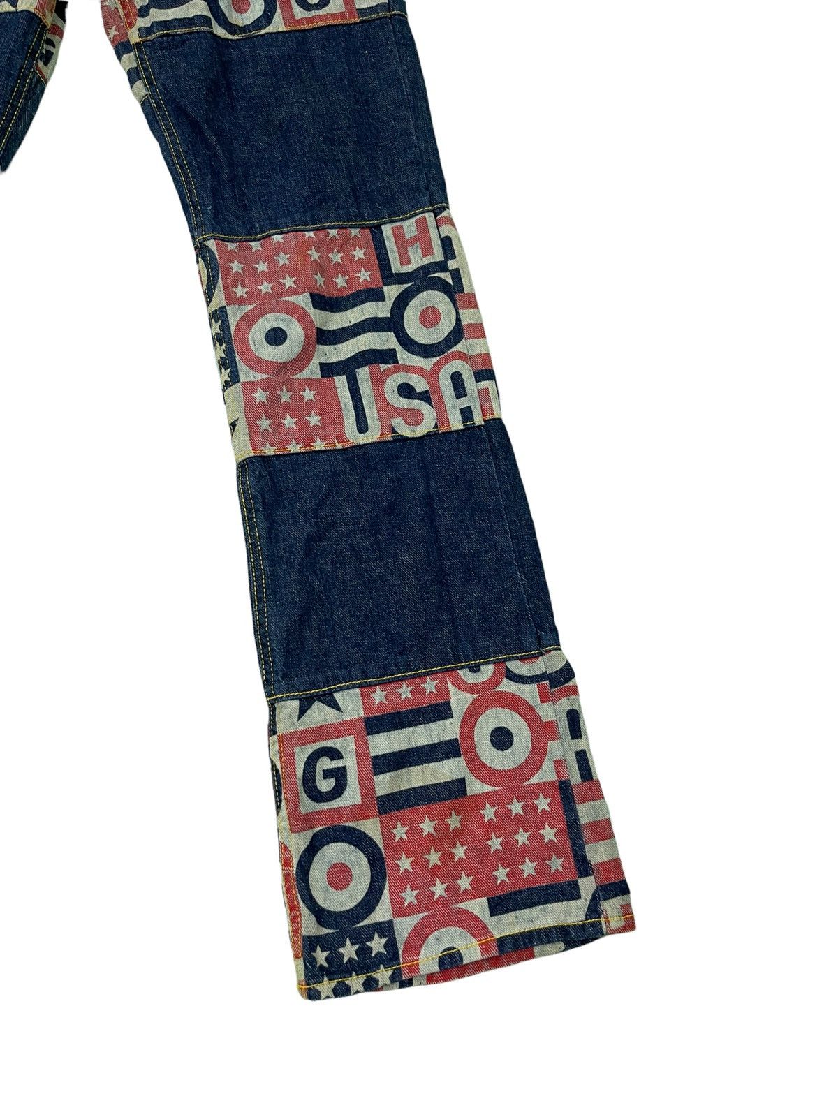 Hysteric Glamour × Japanese Brand Hysteric Glamour Hagi Denim USA Pattern Low Rise 6🟦 Size US 29 - 4 Thumbnail