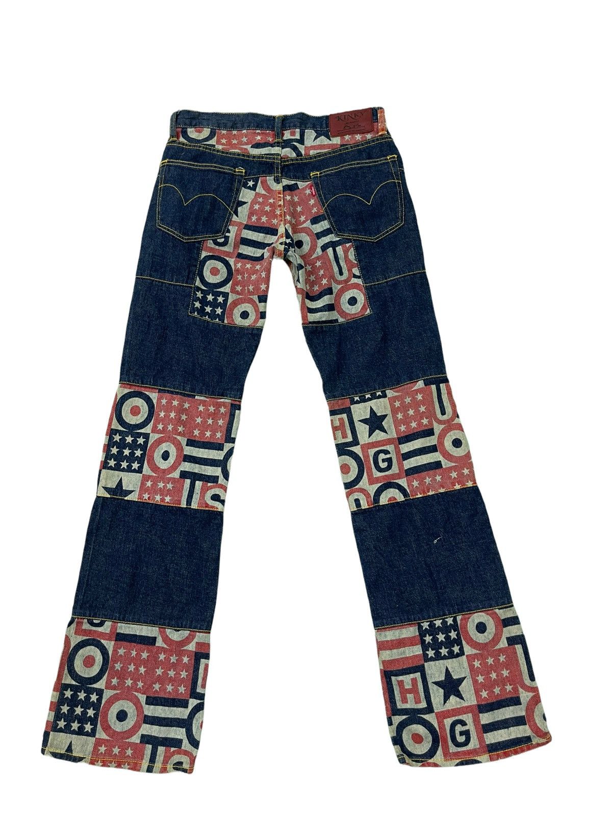Hysteric Glamour × Japanese Brand Hysteric Glamour Hagi Denim USA Pattern Low Rise 6🟦 Size US 29 - 6 Thumbnail