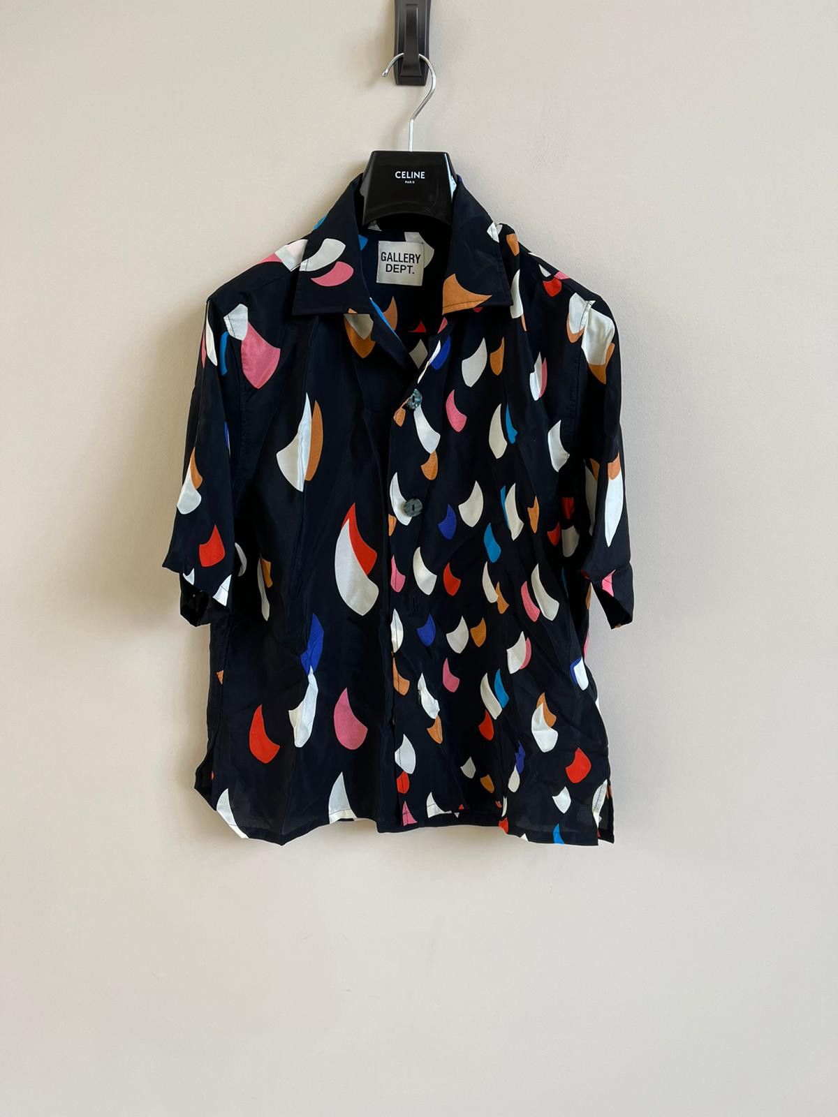 Gallery Dept. o1rshd1 Q:2 / Half Sleeve Button up SHirt in Black Color Size US S / EU 44-46 / 1 - 2 Thumbnail