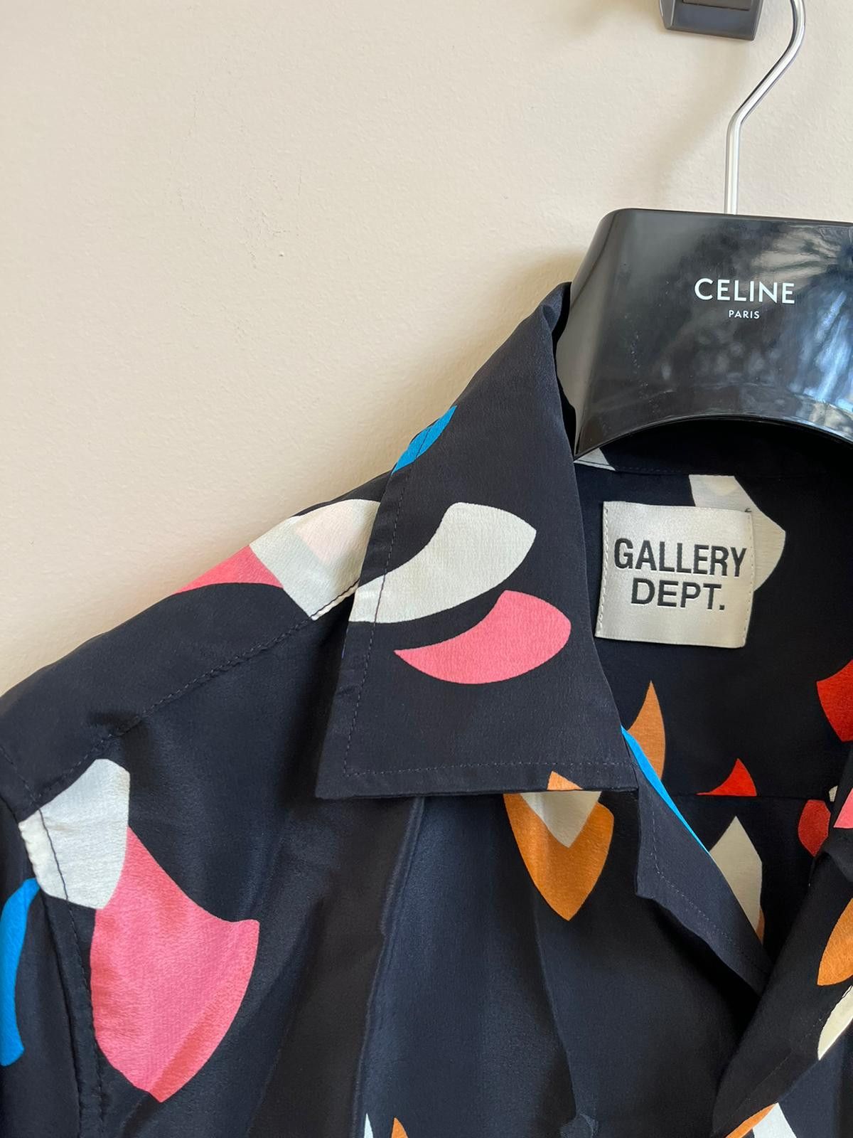 Gallery Dept. o1rshd1 Q:2 / Half Sleeve Button up SHirt in Black Color Size US S / EU 44-46 / 1 - 6 Thumbnail