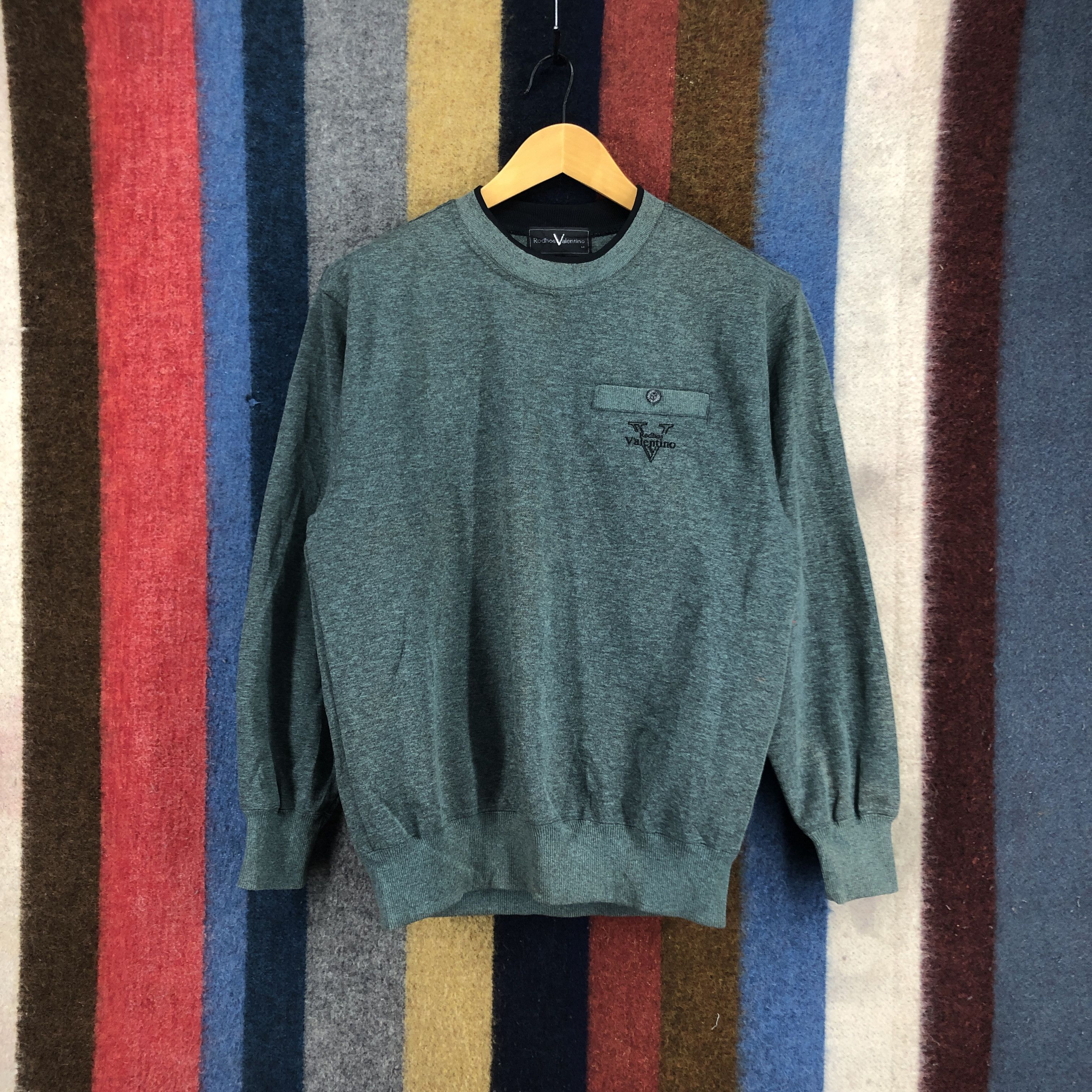 Other RODHOS VALENTINO Single Pocket Sweatshirt #2749-99 Size US M / EU 48-50 / 2 - 1 Thumbnail