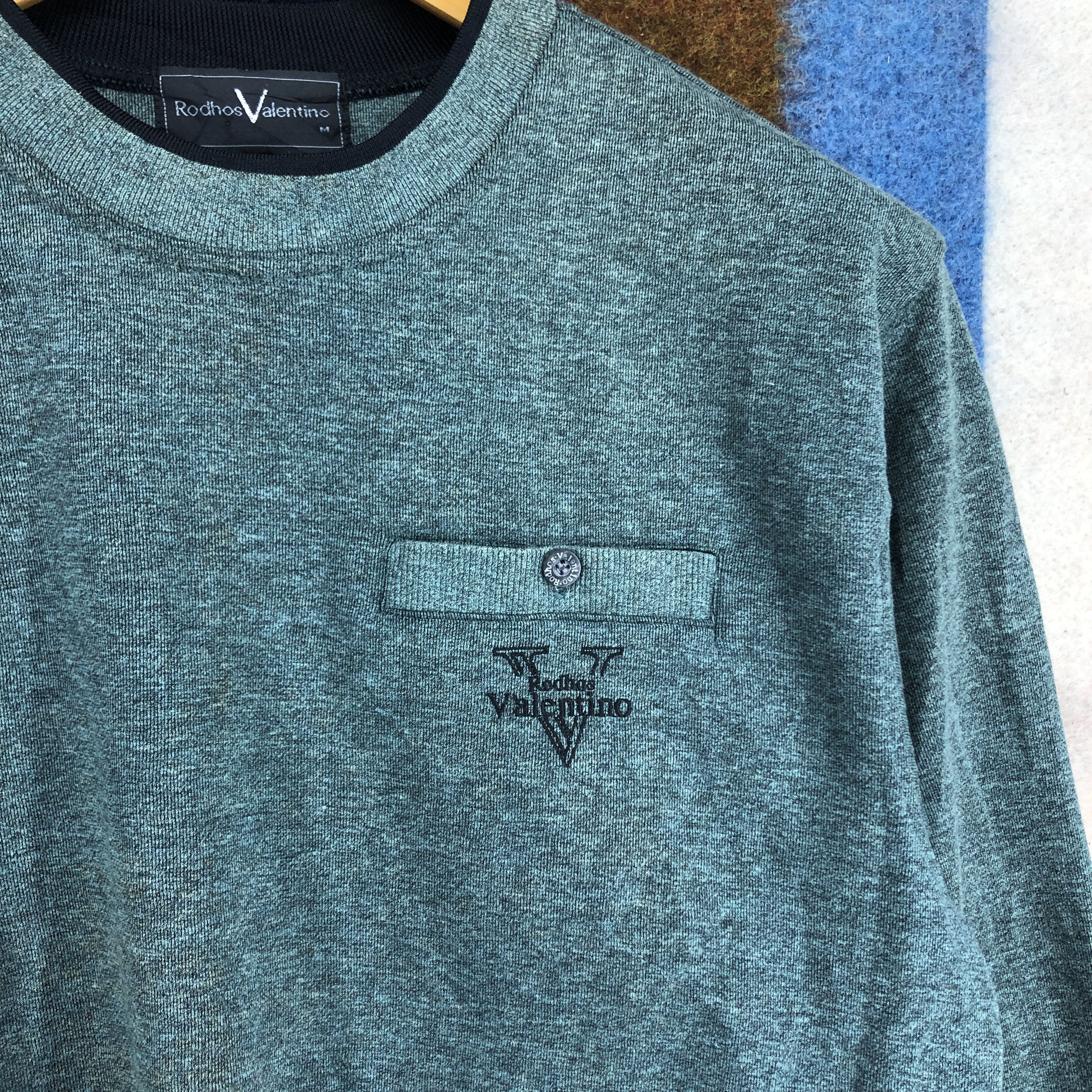 Other RODHOS VALENTINO Single Pocket Sweatshirt #2749-99 Size US M / EU 48-50 / 2 - 2 Thumbnail
