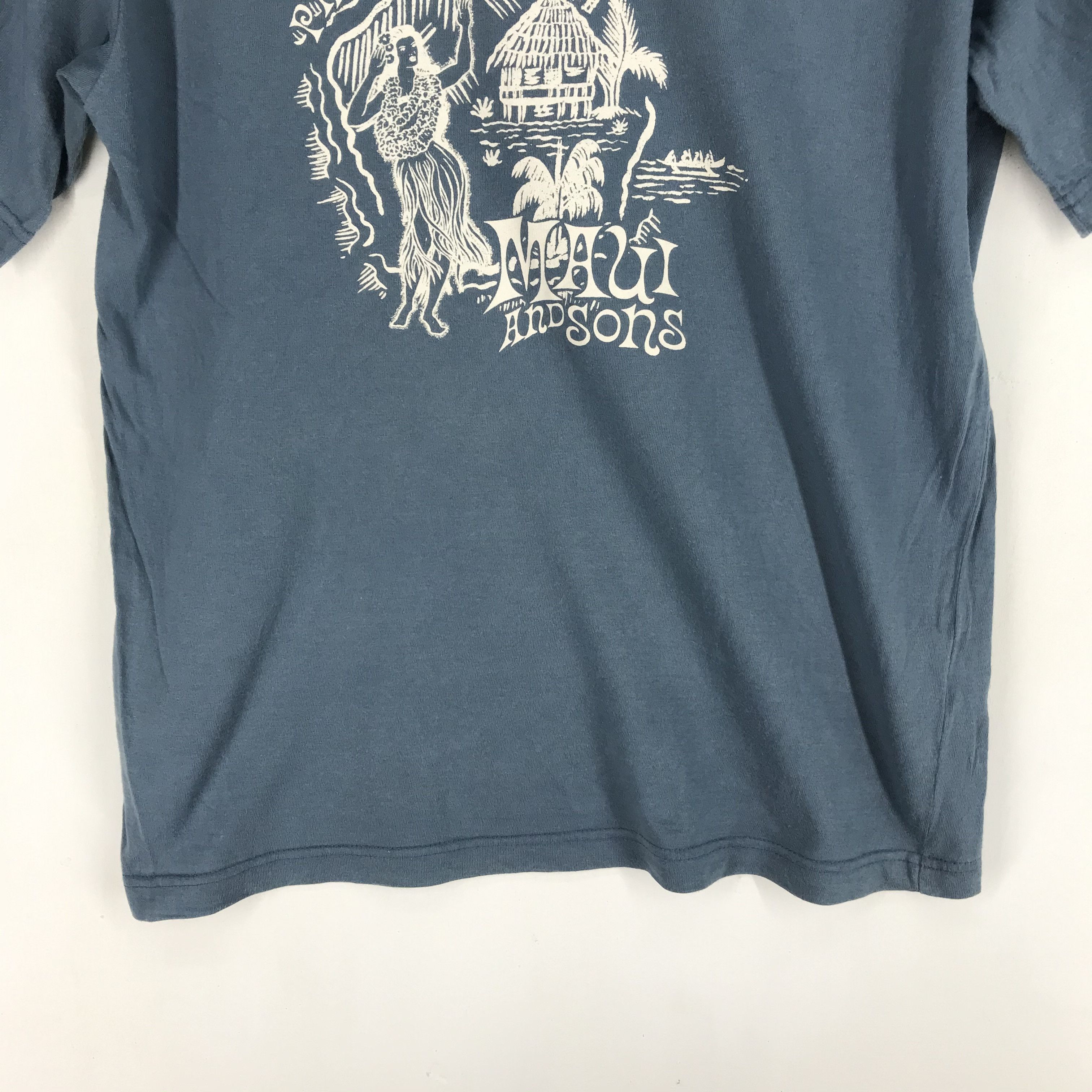 Maui and Sons PARADISE MAUI AND SONS Crew Neck T Shirt #2319-80 Size US S / EU 44-46 / 1 - 4 Thumbnail