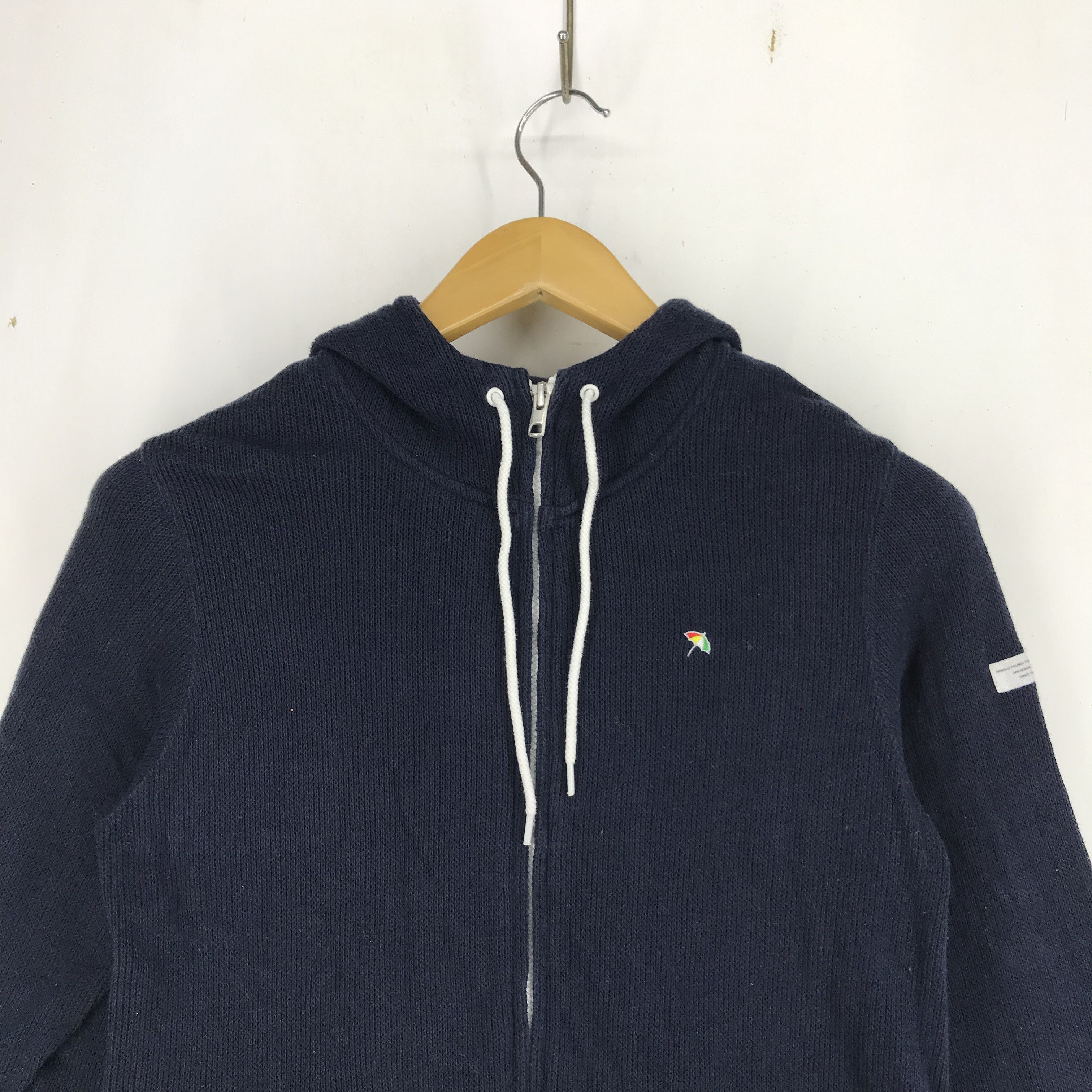 Japanese Brand ARNOLD PALMER Women Zipper Hoodie #2269-79 Size S / US 4 / IT 40 - 2 Thumbnail