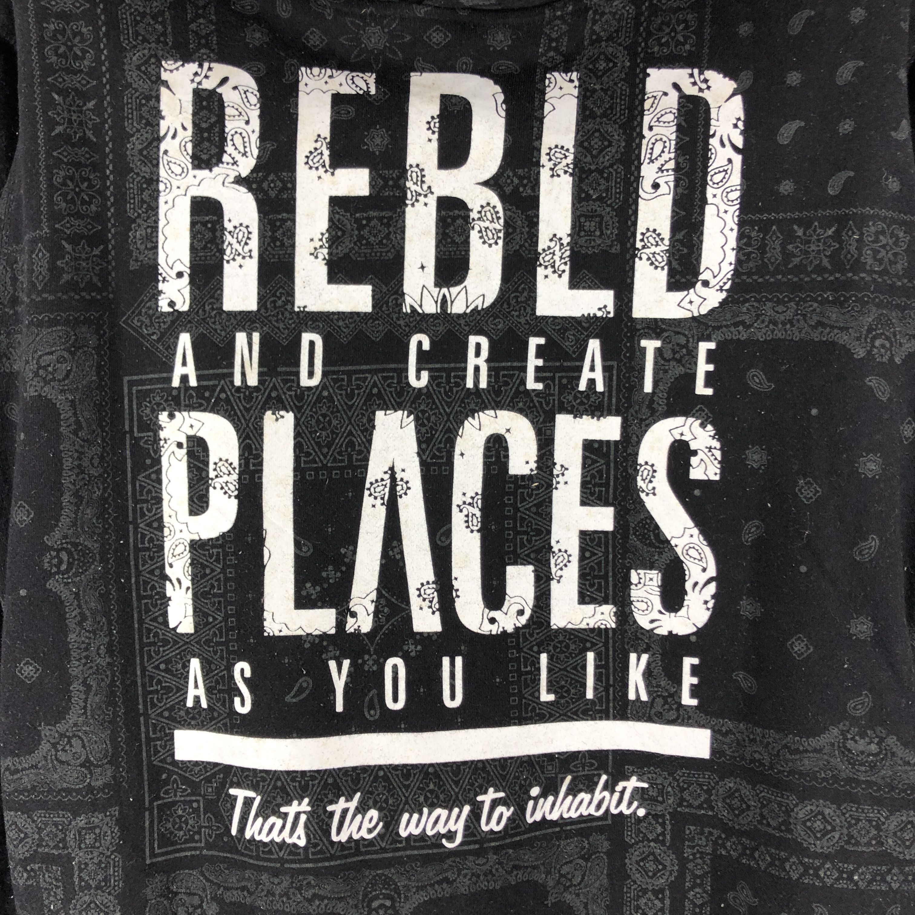 Japanese Brand ILL'S Hoodie Pullove Paisley Design #0829/U Size US S / EU 44-46 / 1 - 4 Thumbnail