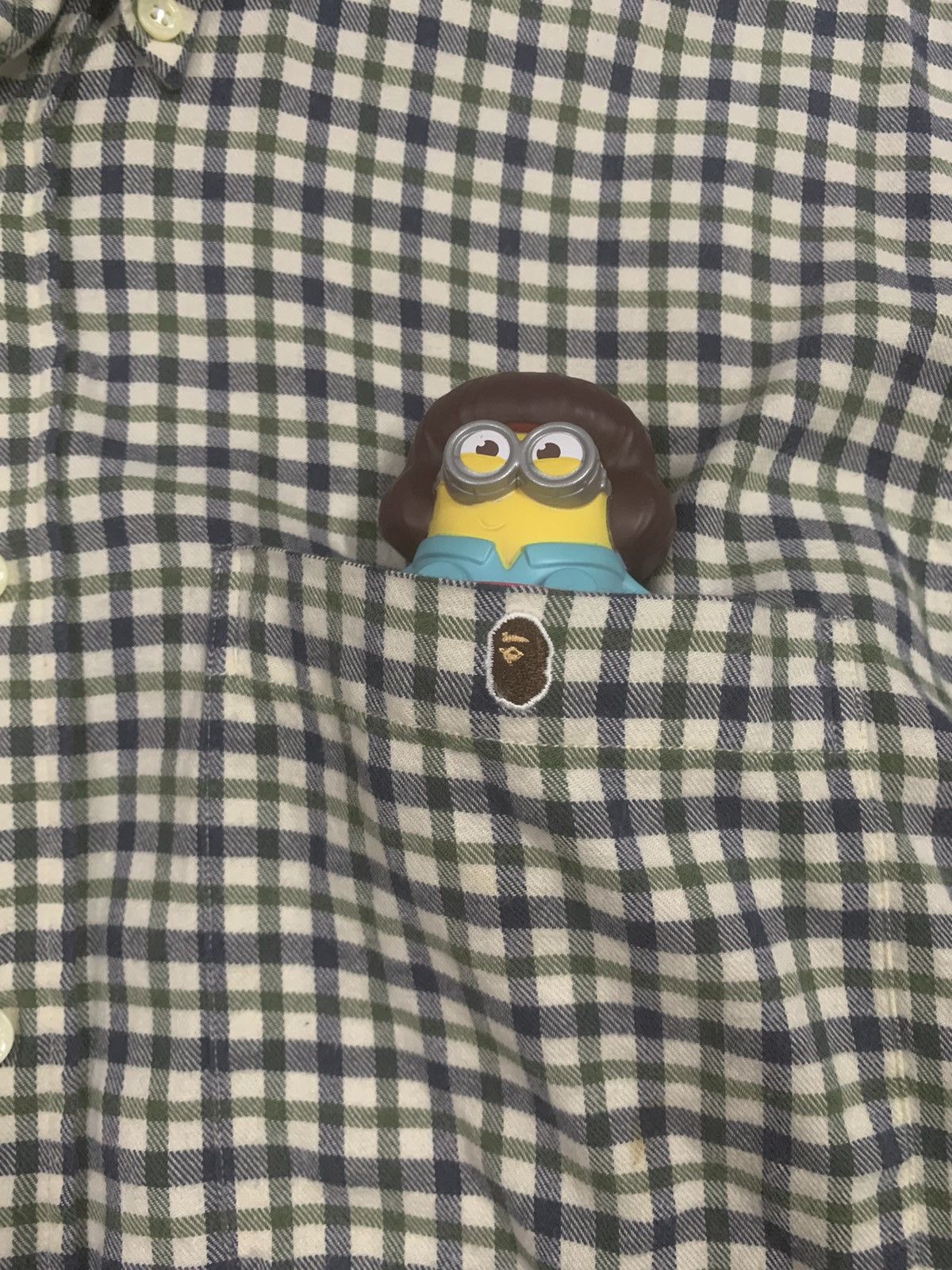 Bape Vintage 90s A Bathing Ape Plaid BD Shirt Size US M / EU 48-50 / 2 - 12 Thumbnail