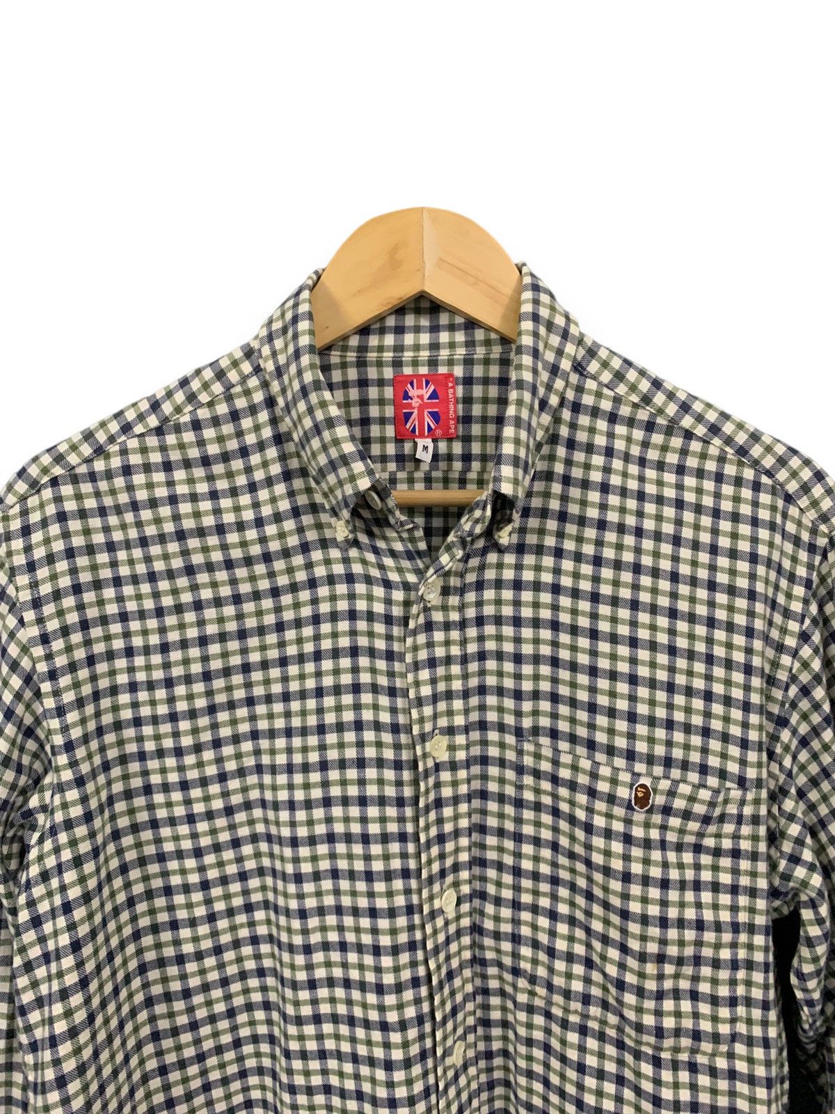 Bape Vintage 90s A Bathing Ape Plaid BD Shirt Size US M / EU 48-50 / 2 - 6 Thumbnail