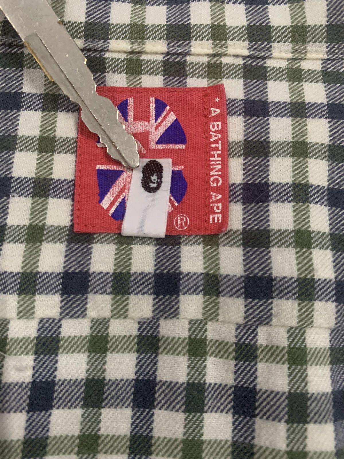 Bape Vintage 90s A Bathing Ape Plaid BD Shirt Size US M / EU 48-50 / 2 - 18 Thumbnail