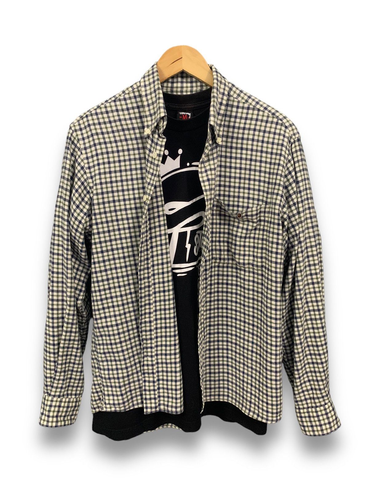 Bape Vintage 90s A Bathing Ape Plaid BD Shirt Size US M / EU 48-50 / 2 - 2 Thumbnail