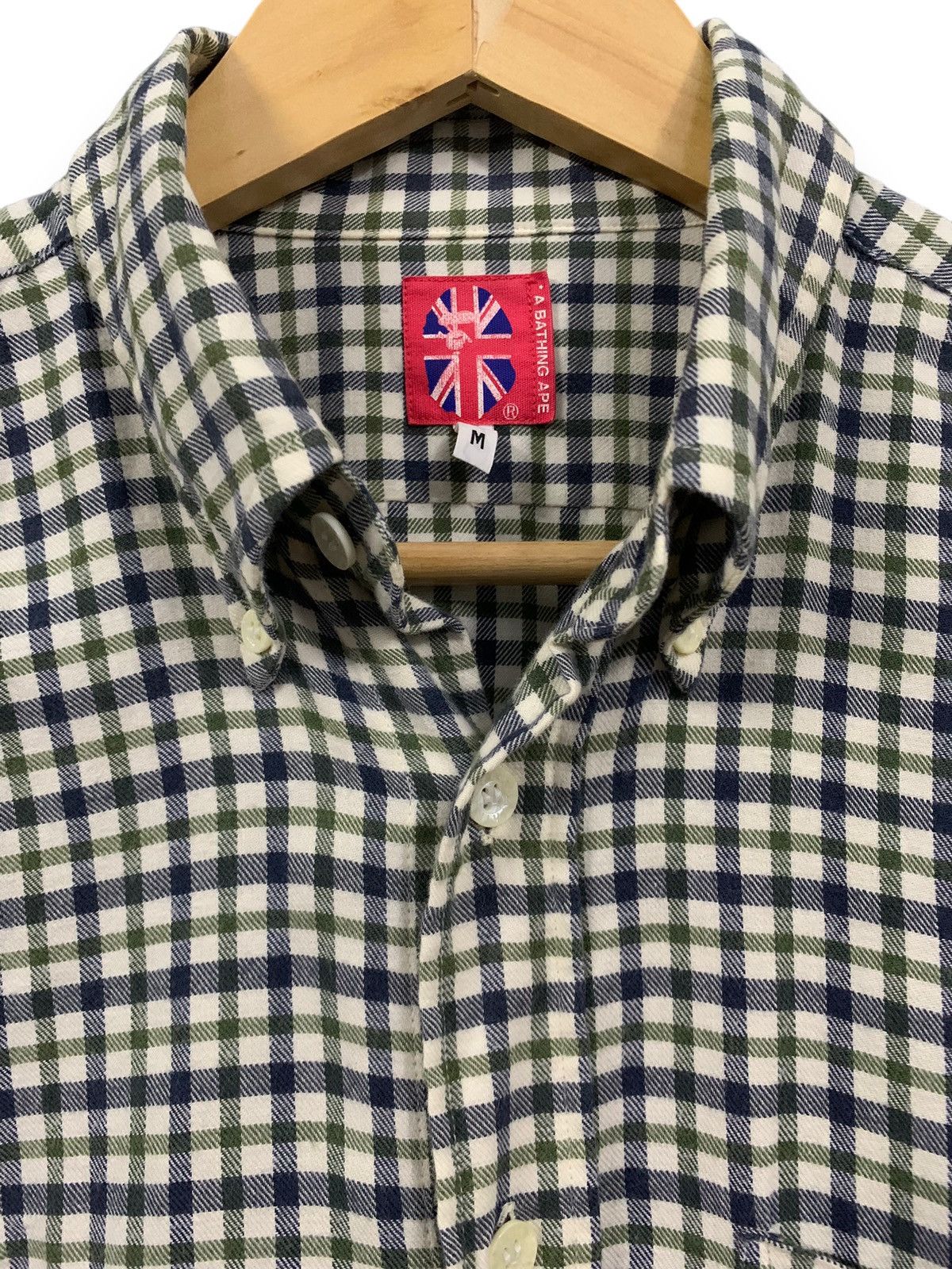 Bape Vintage 90s A Bathing Ape Plaid BD Shirt Size US M / EU 48-50 / 2 - 7 Thumbnail