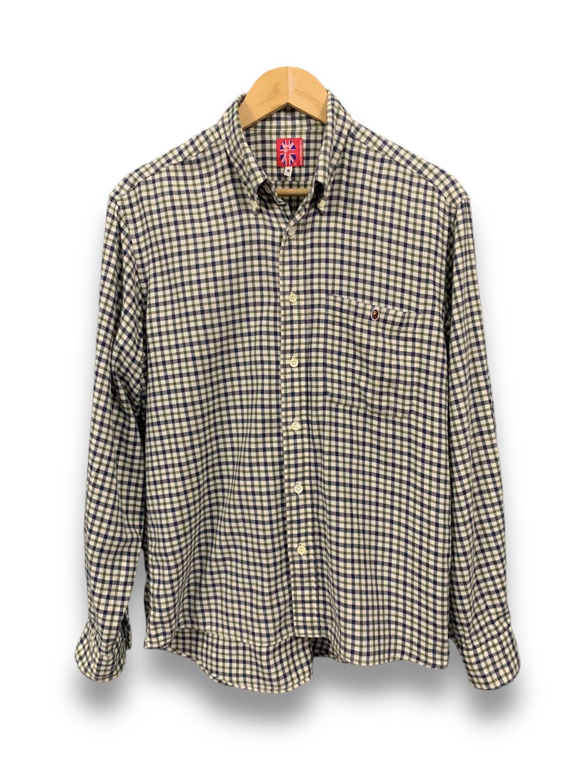Bape Vintage 90s A Bathing Ape Plaid BD Shirt Size US M / EU 48-50 / 2 - 1 Thumbnail
