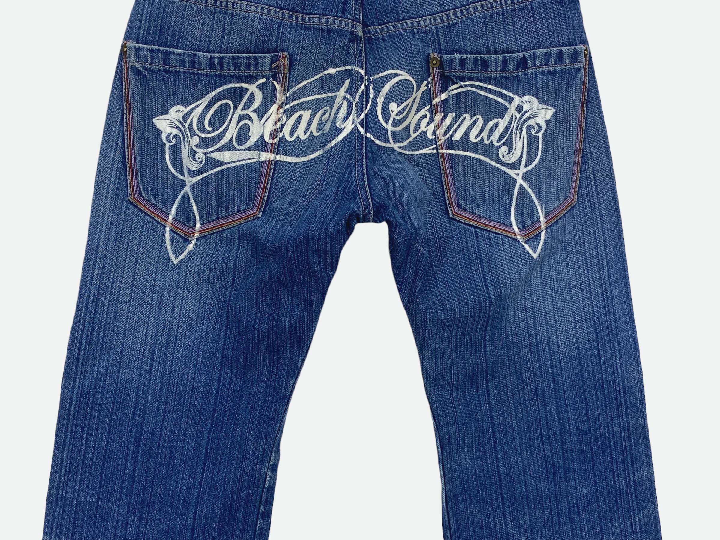 Japanese Brand Beach Sound Denim Jeans Skateboard Surf Jeans Size US 30 / EU 46 - 7 Thumbnail