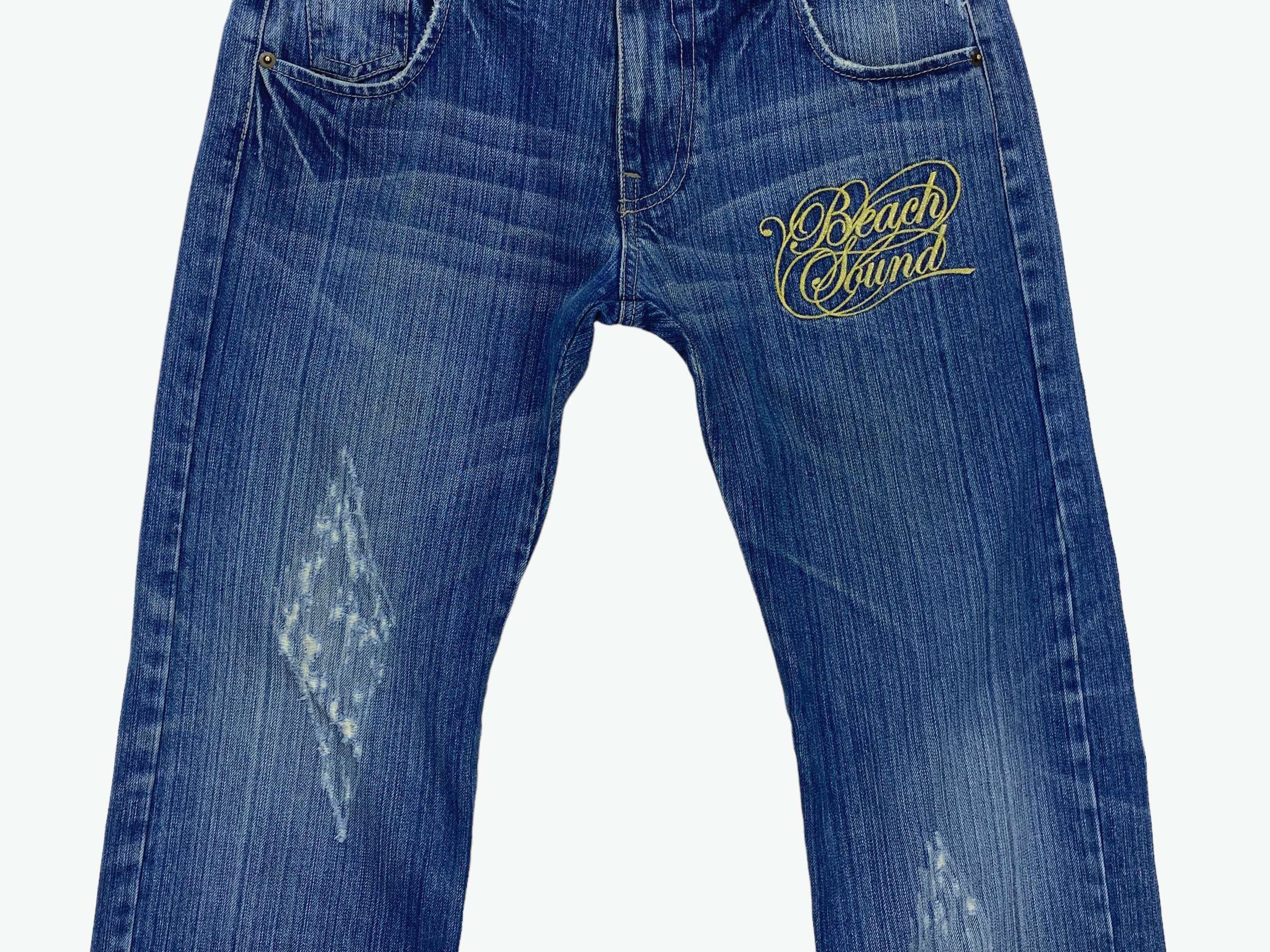 Japanese Brand Beach Sound Denim Jeans Skateboard Surf Jeans Size US 30 / EU 46 - 4 Thumbnail