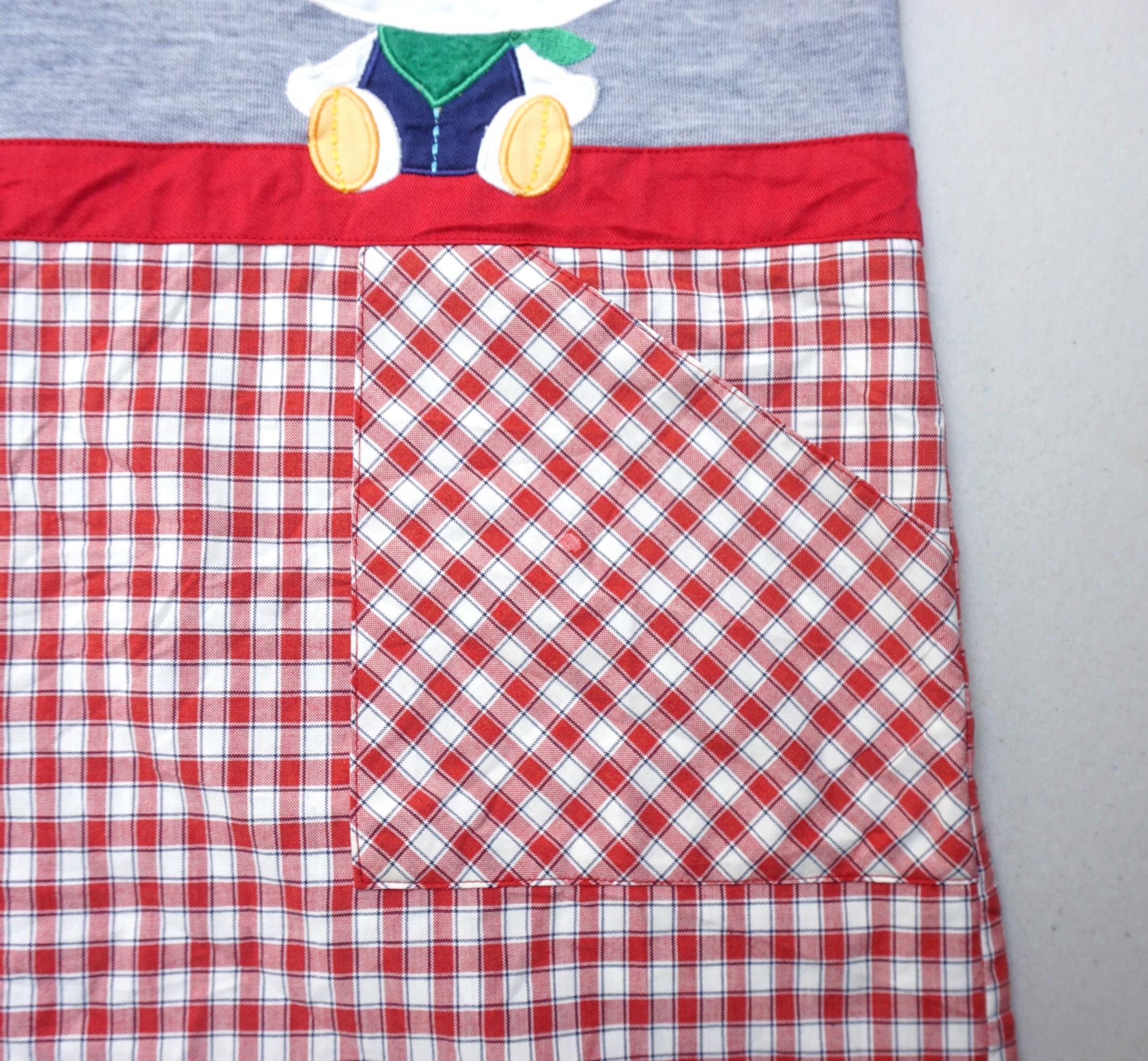 Anime HELLO KITTY Patches Checkered Apron Size ONE SIZE - 6 Thumbnail