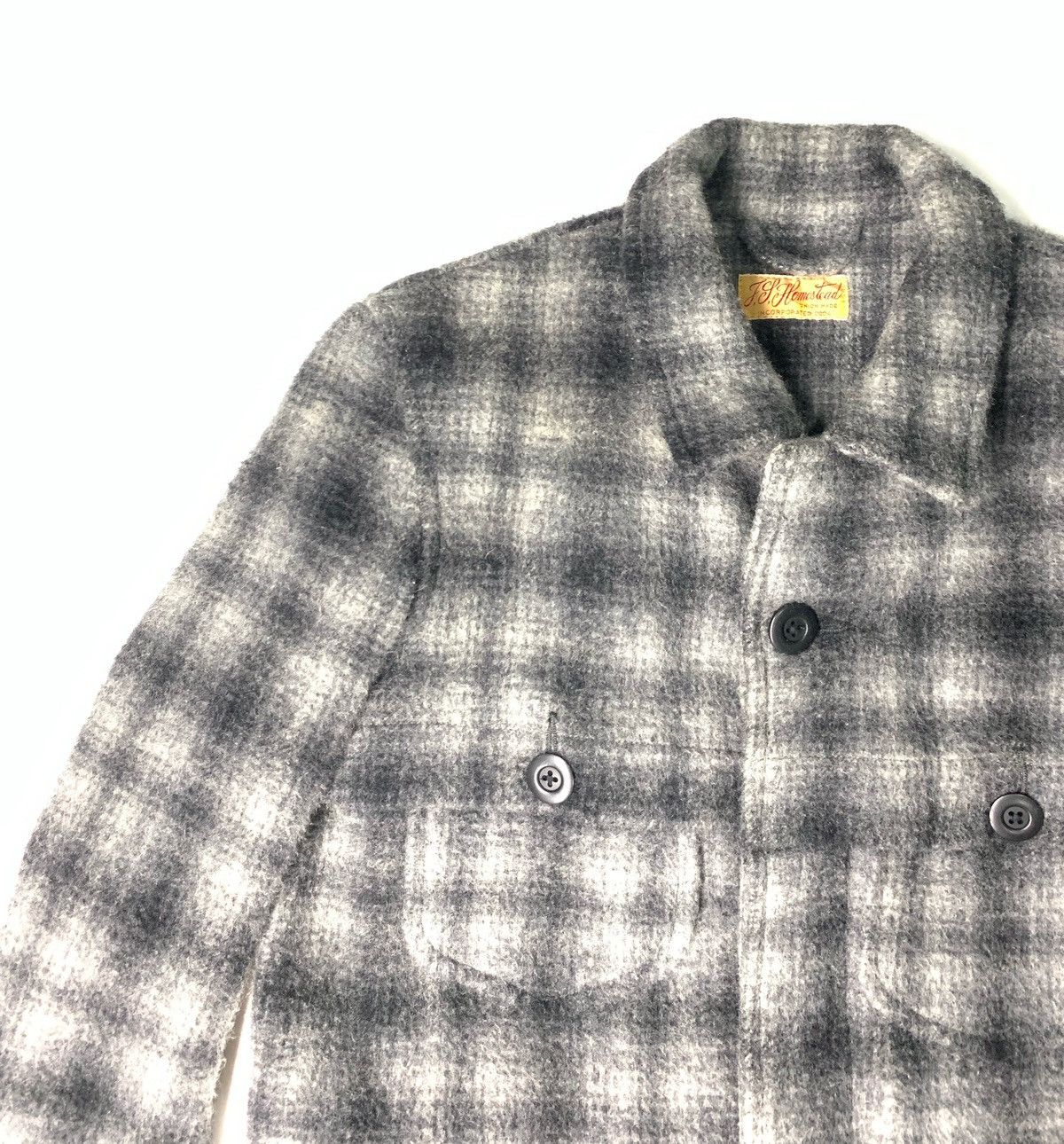 Garment Reproduction of Workers × J.S. Homestead × Journal Standard 🎌Journal Standard Tactical Pockets Checked Wool Jacket Size US S / EU 44-46 / 1 - 4 Thumbnail