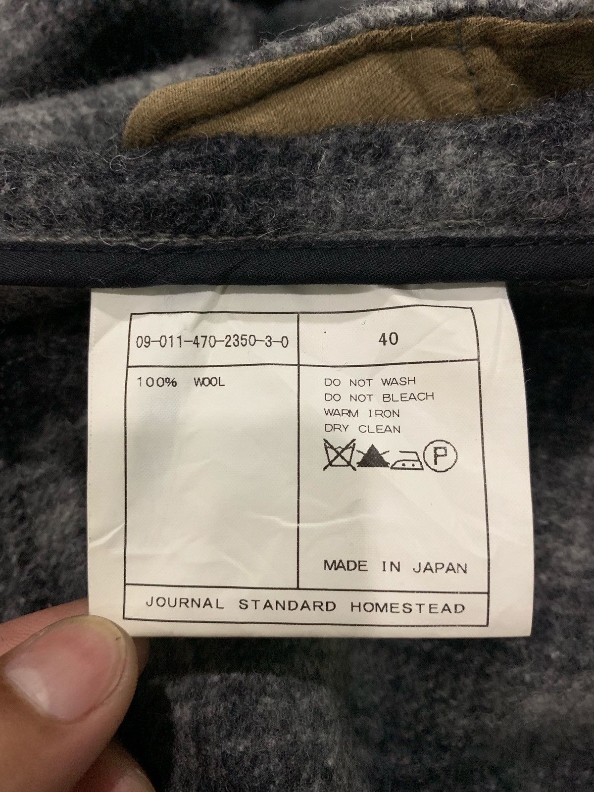 Garment Reproduction of Workers × J.S. Homestead × Journal Standard 🎌Journal Standard Tactical Pockets Checked Wool Jacket Size US S / EU 44-46 / 1 - 9 Thumbnail