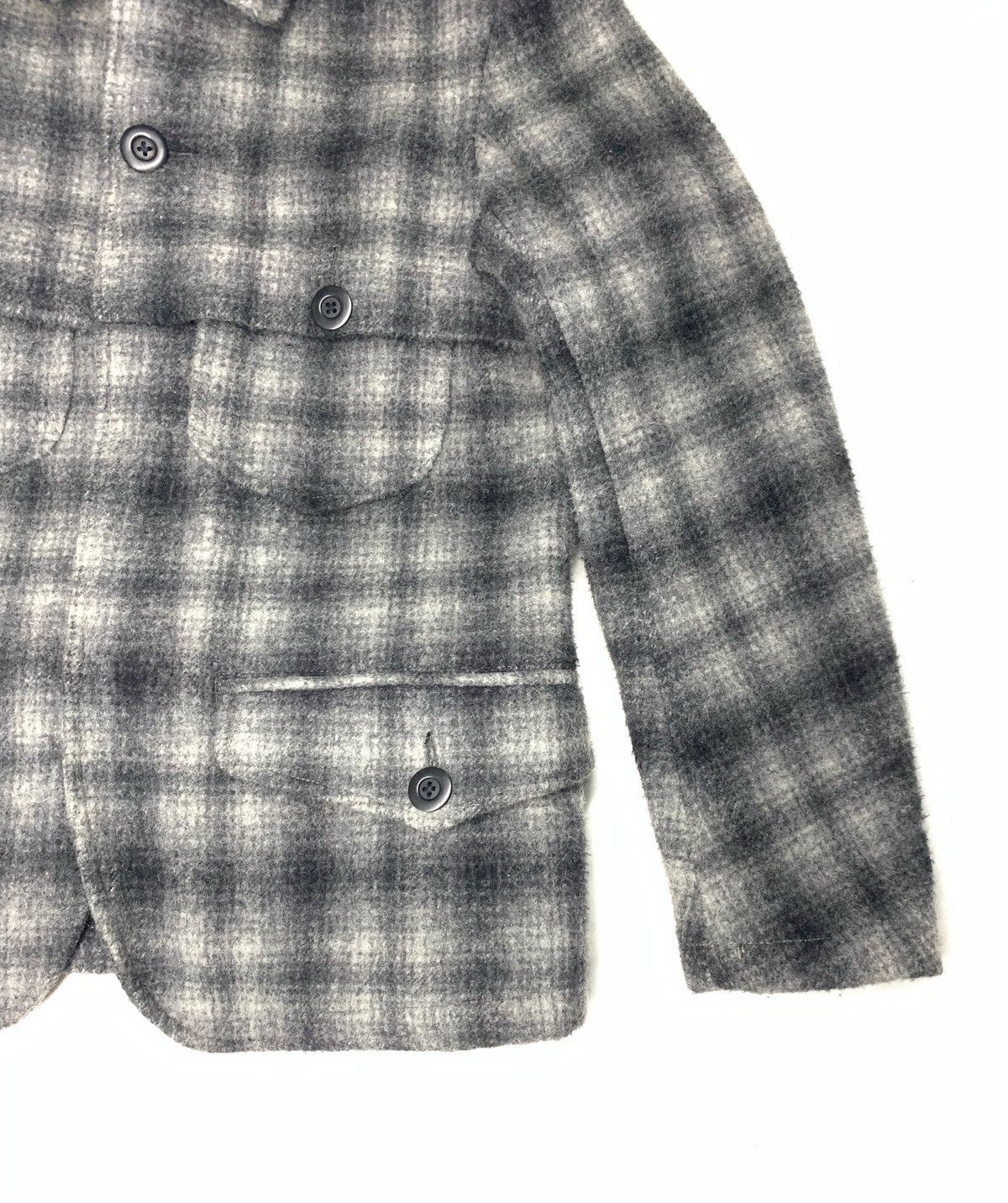 Garment Reproduction of Workers × J.S. Homestead × Journal Standard 🎌Journal Standard Tactical Pockets Checked Wool Jacket Size US S / EU 44-46 / 1 - 3 Thumbnail