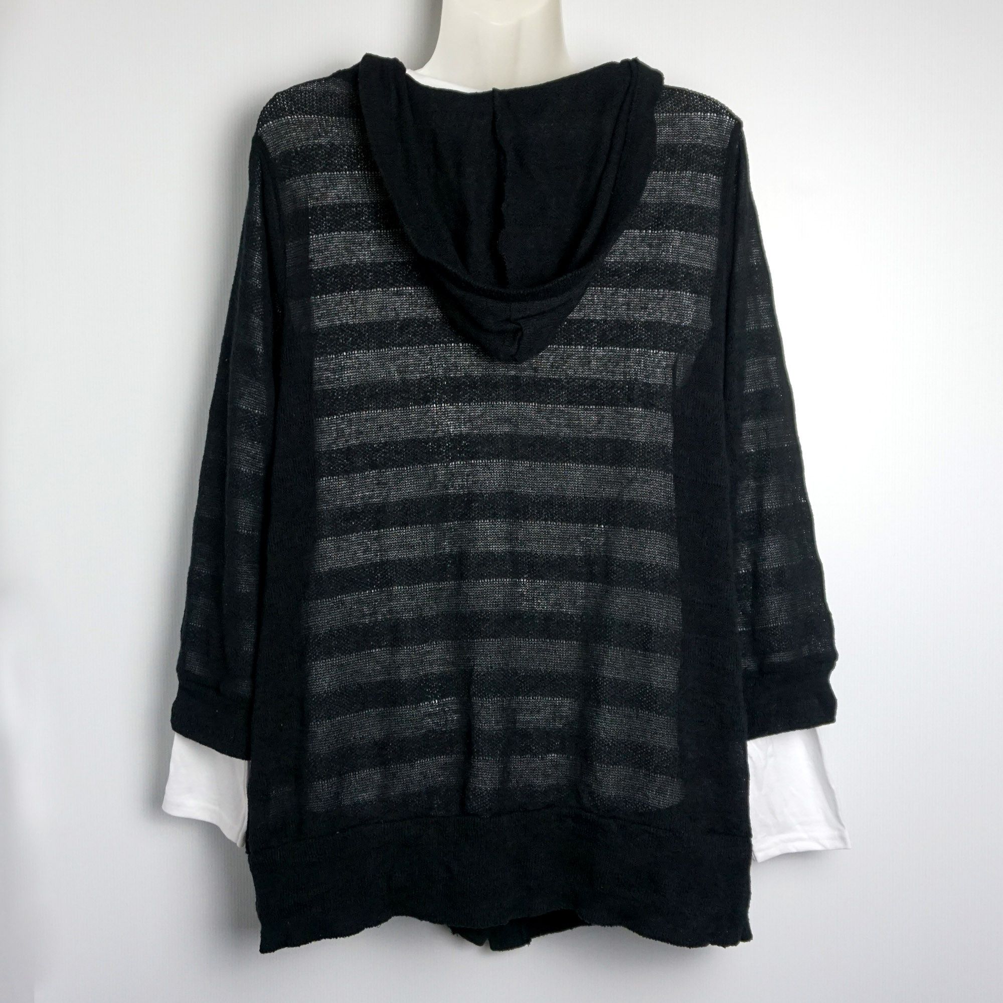 Japanese Brand FORTUNE COOKIES Hooded Long Cardigan Size M / US 6-8 / IT 42-44 - 5 Thumbnail