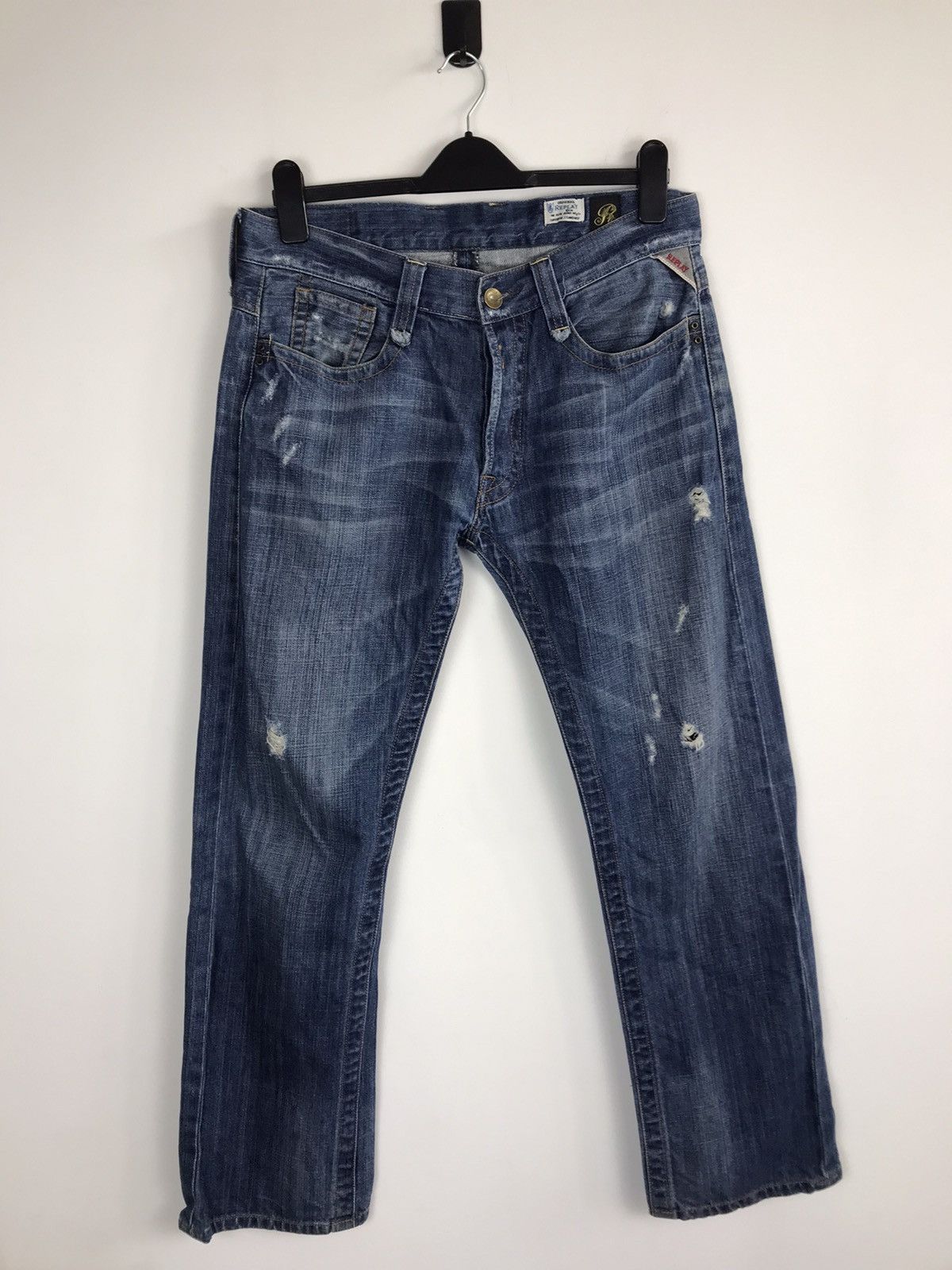 Replay Vintage Replay Blue Denim Jeans Superior Standard Size US 32 / EU 48 - 3 Thumbnail