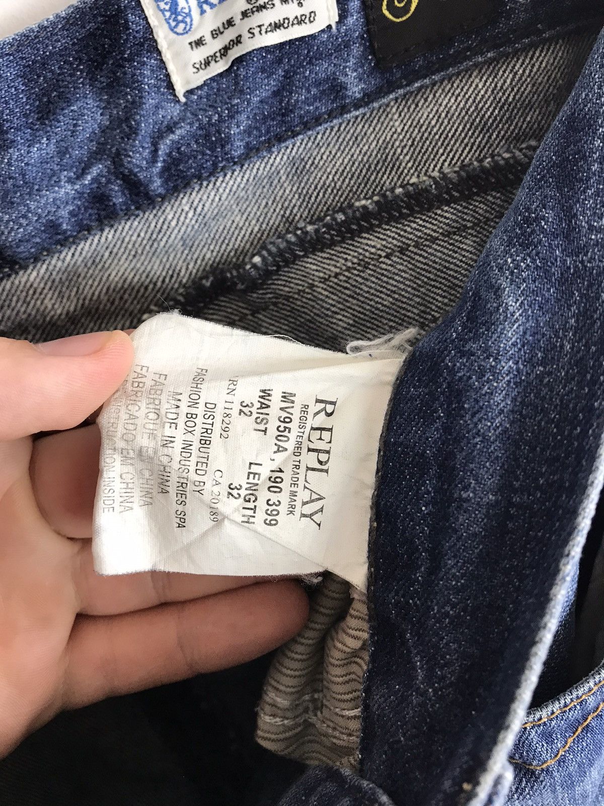 Replay Vintage Replay Blue Denim Jeans Superior Standard Size US 32 / EU 48 - 8 Thumbnail