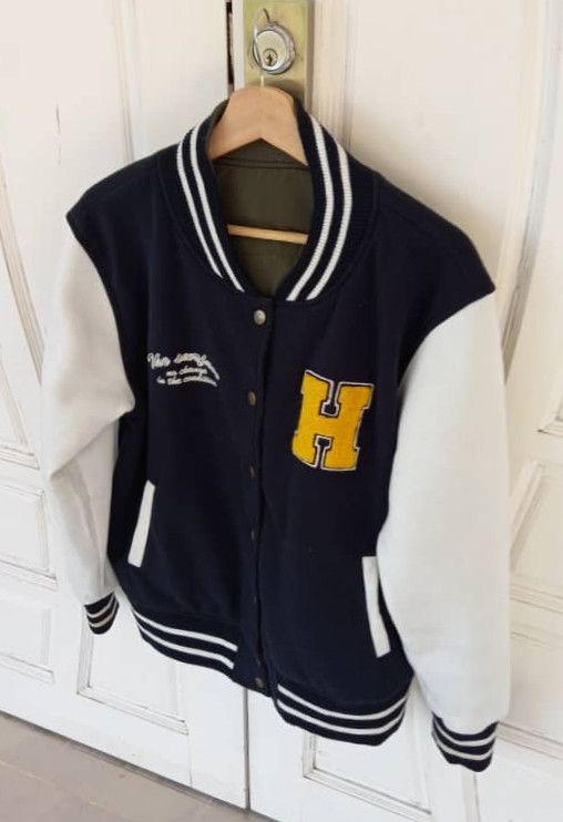 Japanese Brand 💥Need Gone💥Vtg Japanese Brand Embroidery Varsity Bomber Size US M / EU 48-50 / 2 - 4 Thumbnail