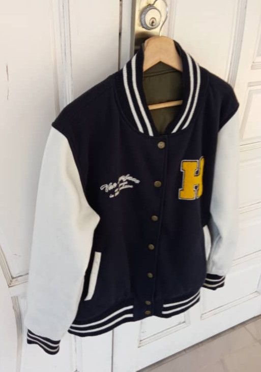 Japanese Brand 💥Need Gone💥Vtg Japanese Brand Embroidery Varsity Bomber Size US M / EU 48-50 / 2 - 3 Thumbnail