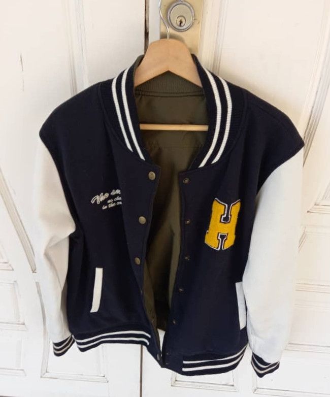 Japanese Brand 💥Need Gone💥Vtg Japanese Brand Embroidery Varsity Bomber Size US M / EU 48-50 / 2 - 5 Thumbnail