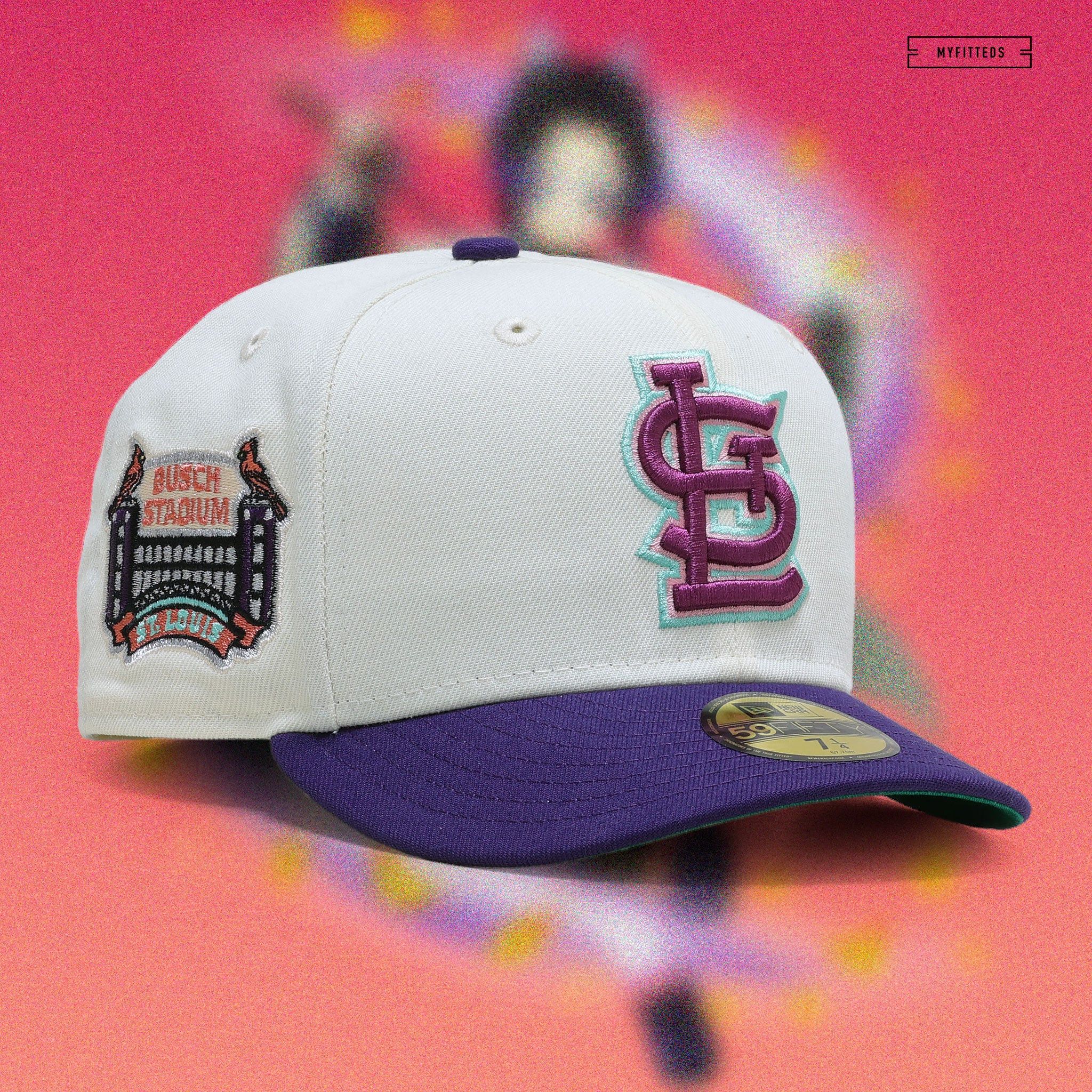 MLB × MyFitteds × New Era 7 1/8 MyFitteds Shinobi Kocho St. Louis Cardinals Busch Size ONE SIZE - 8 Thumbnail