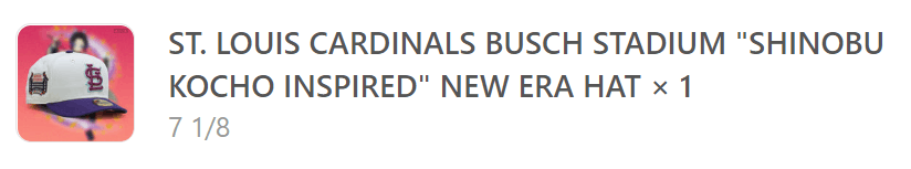 MLB × MyFitteds × New Era 7 1/8 MyFitteds Shinobi Kocho St. Louis Cardinals Busch Size ONE SIZE - 9 Thumbnail