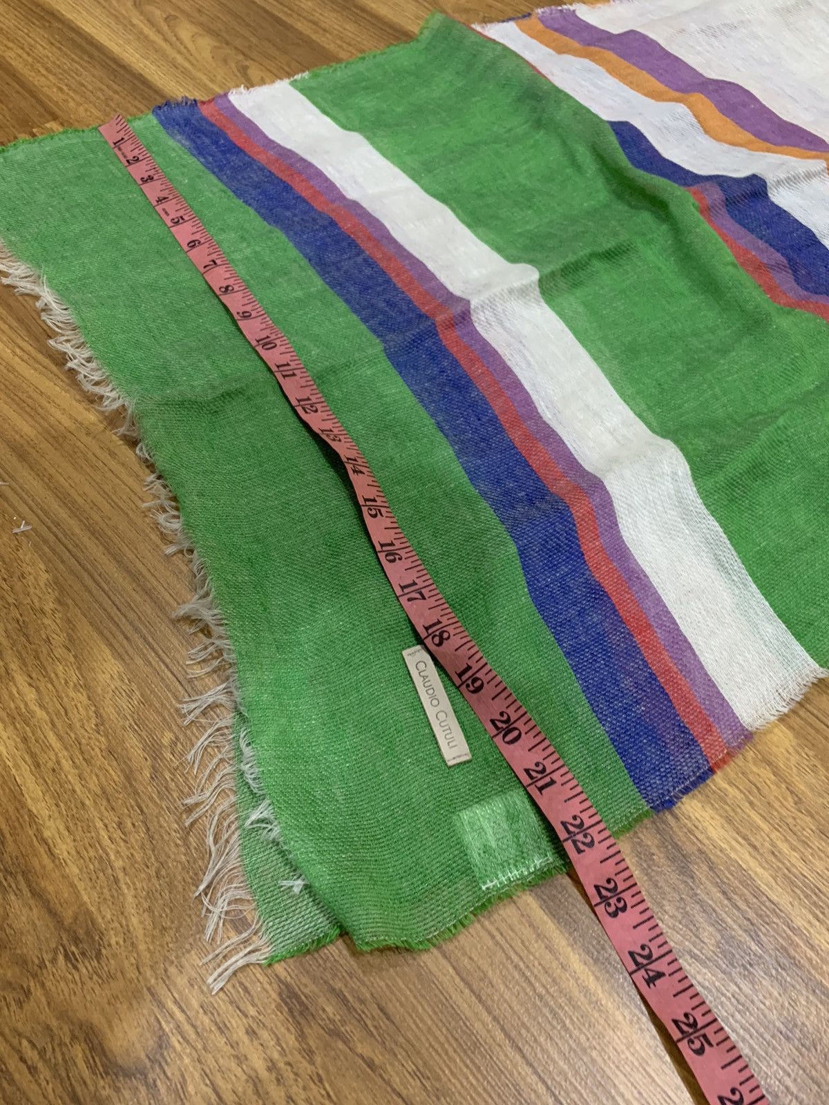 Vintage CLAUDIO CUTILINI Scarf Muffler Made In Italy Size ONE SIZE - 5 Thumbnail