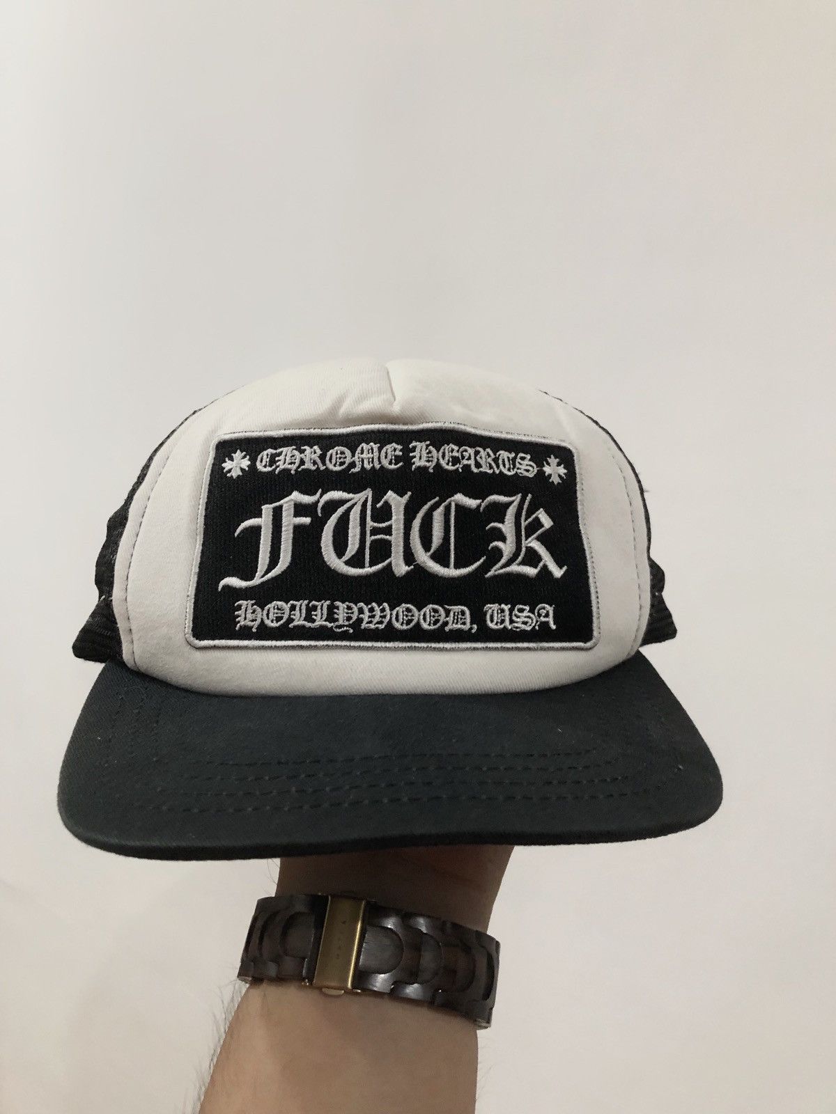 Chrome Hearts × Vintage Chrome Hearts Trucker Hats FUCK Size ONE SIZE - 1 Thumbnail