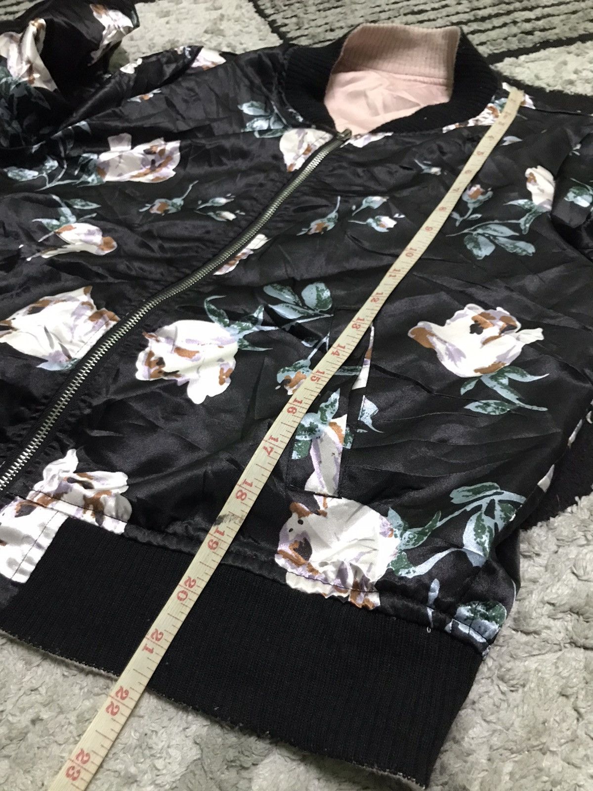 Japanese Brand sukajan flower printed reversible jacket Size S / US 4 / IT 40 - 6 Thumbnail