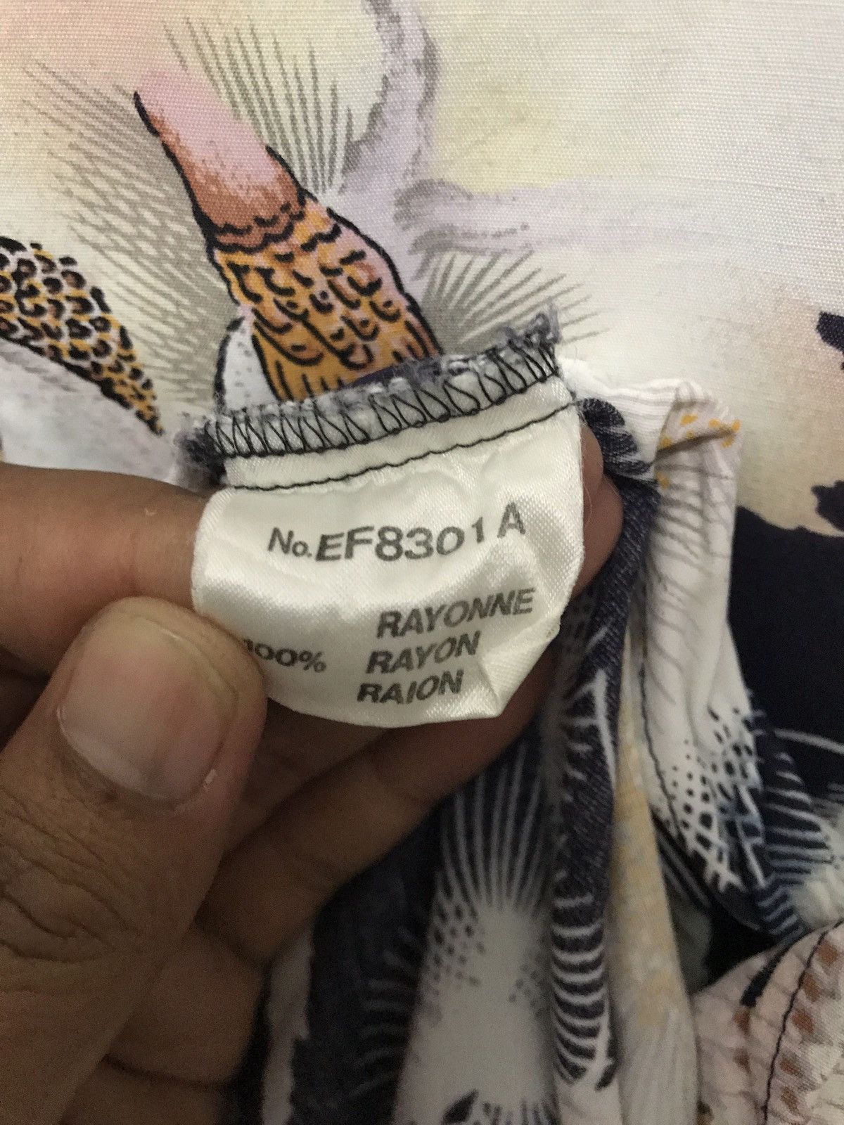 Japanese Brand RAYON SHIRT JAPANESE CLASSIC SCRIPT PHOENIXES Size US S / EU 44-46 / 1 - 4 Thumbnail