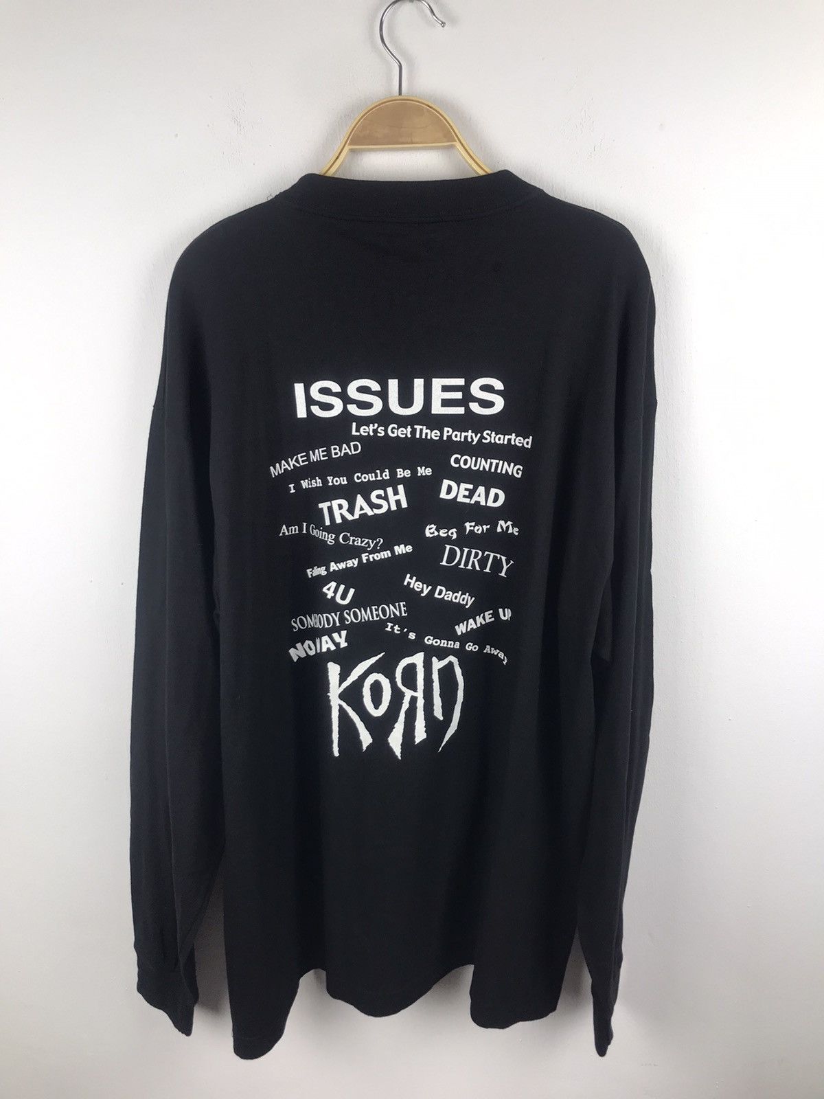 Band Tees Korn Issues Size US XL / EU 56 / 4 - 3 Thumbnail