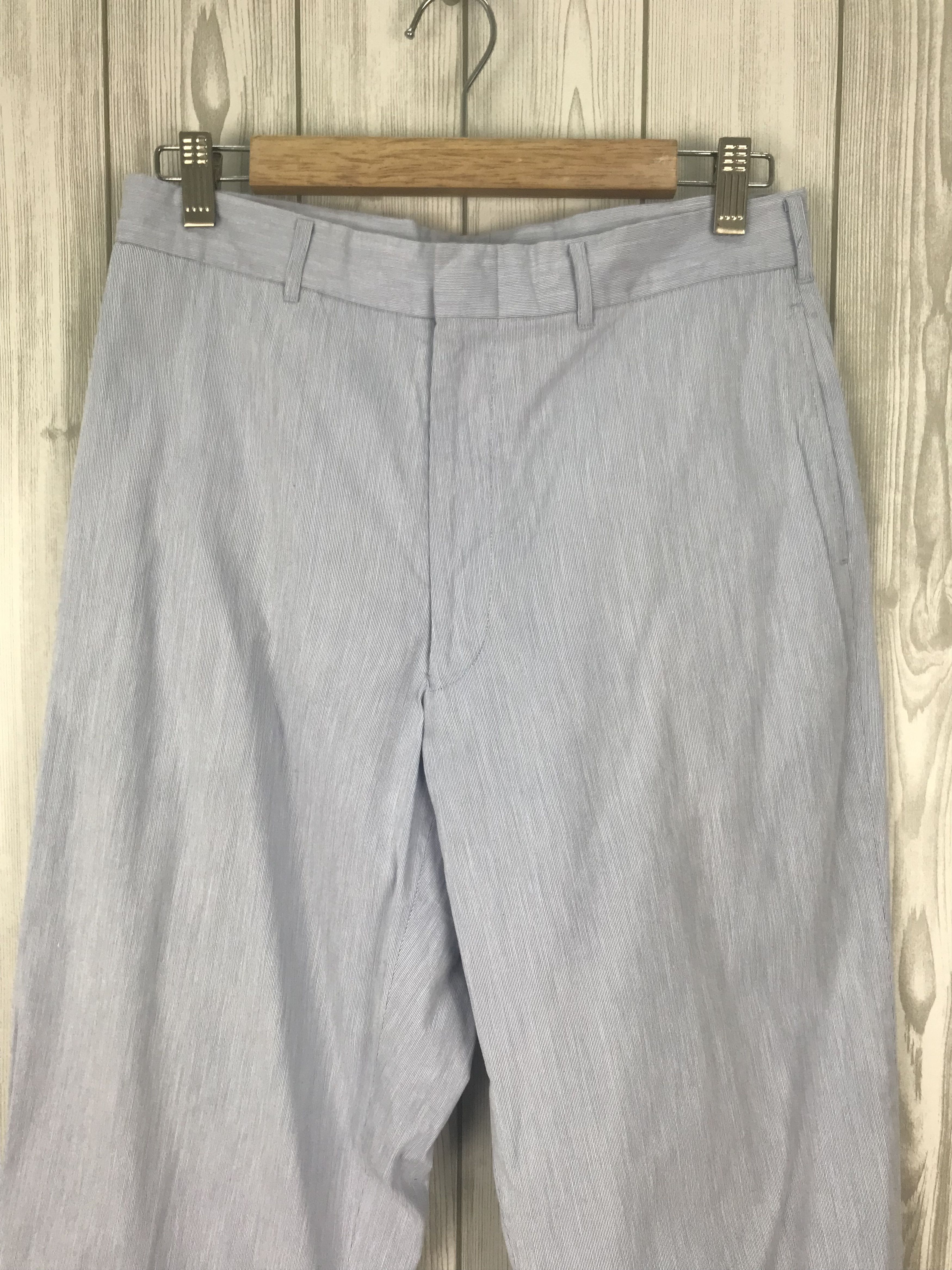 Japanese Brand Vintage VAN JAC Made In Japan Pin Striped Trouser Pants Size US 29 - 9 Thumbnail