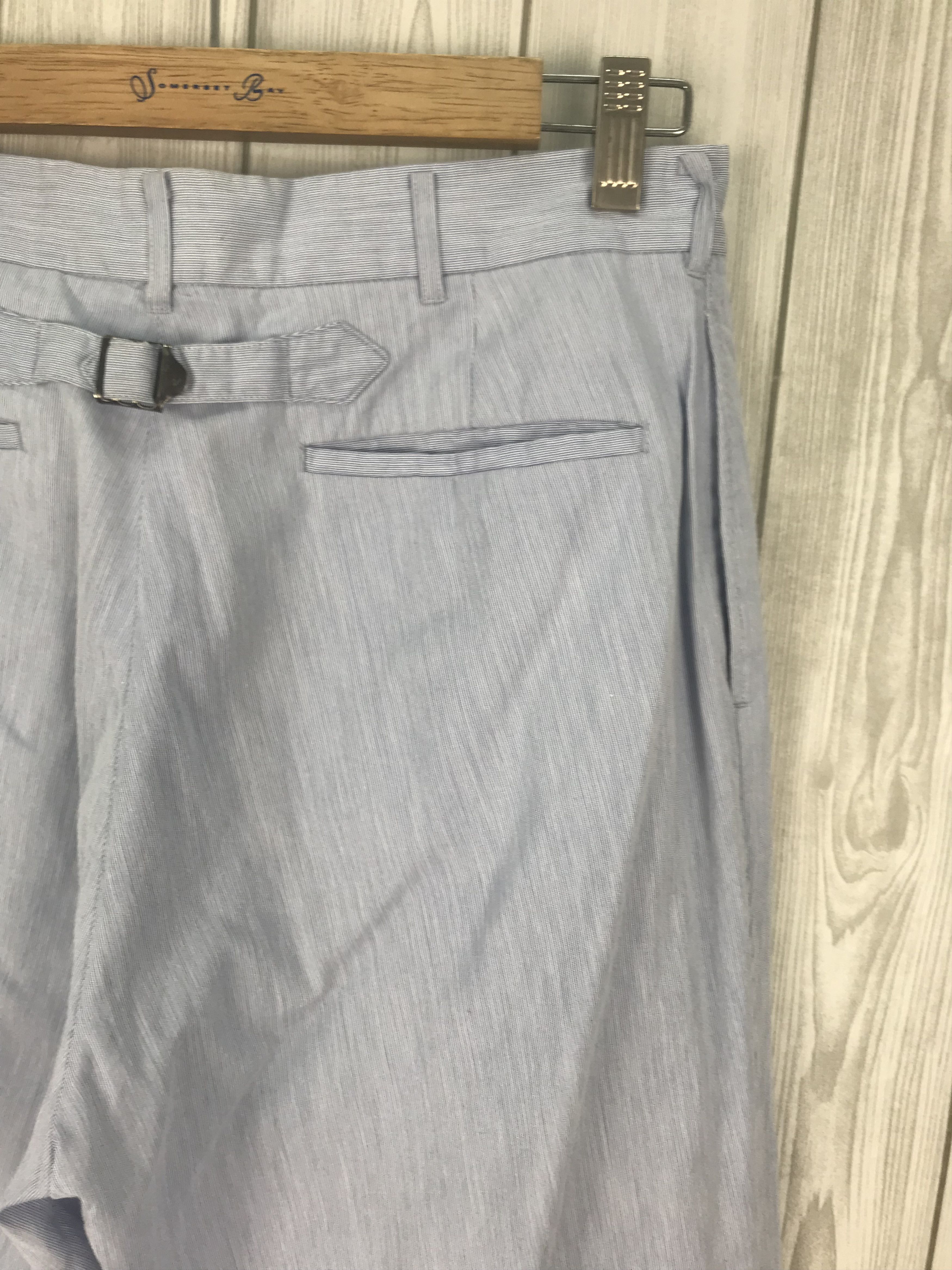 Japanese Brand Vintage VAN JAC Made In Japan Pin Striped Trouser Pants Size US 29 - 5 Thumbnail
