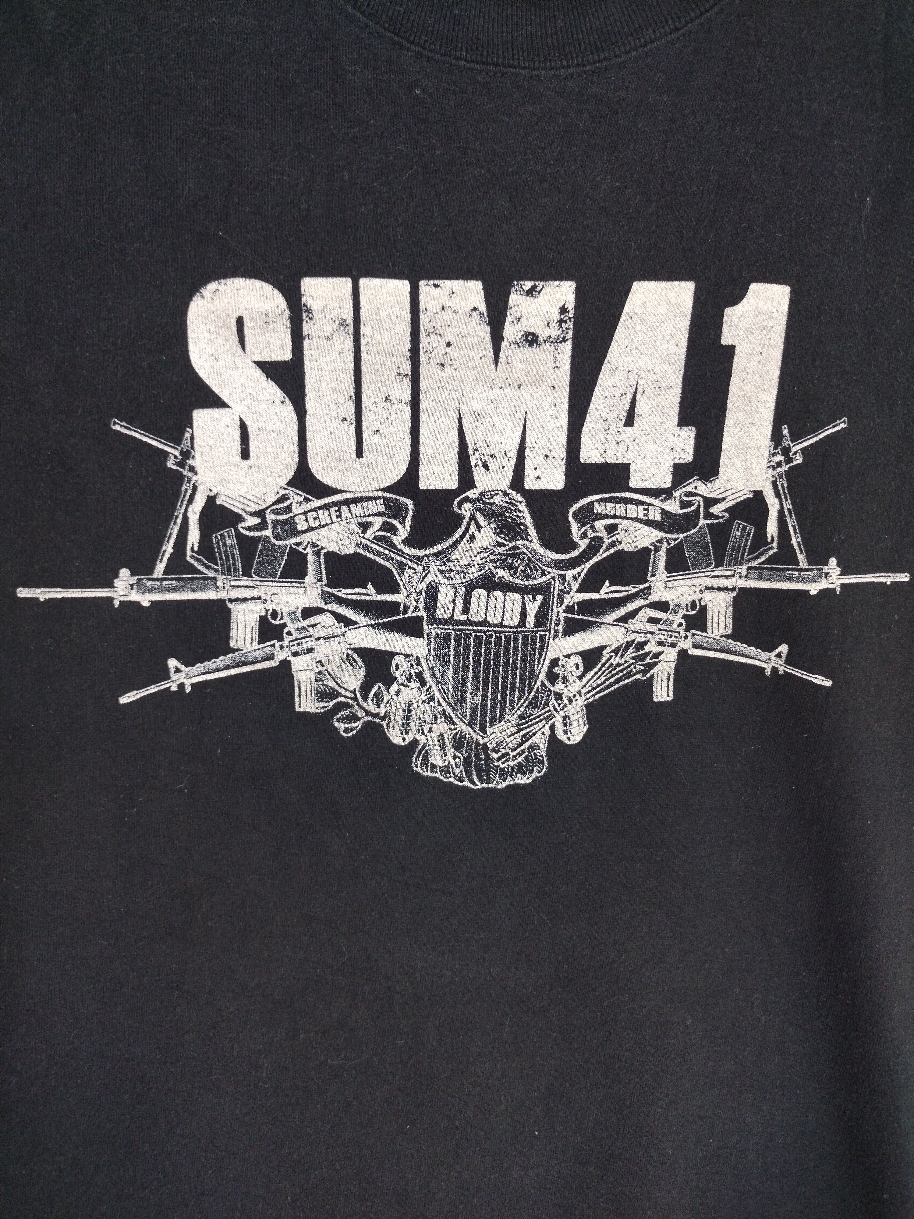 Band Tees VINTAGE Y2K SUM 41 LOGO BY STACEY KYLIE SHIRT TEE Size US S / EU 44-46 / 1 - 2 Thumbnail