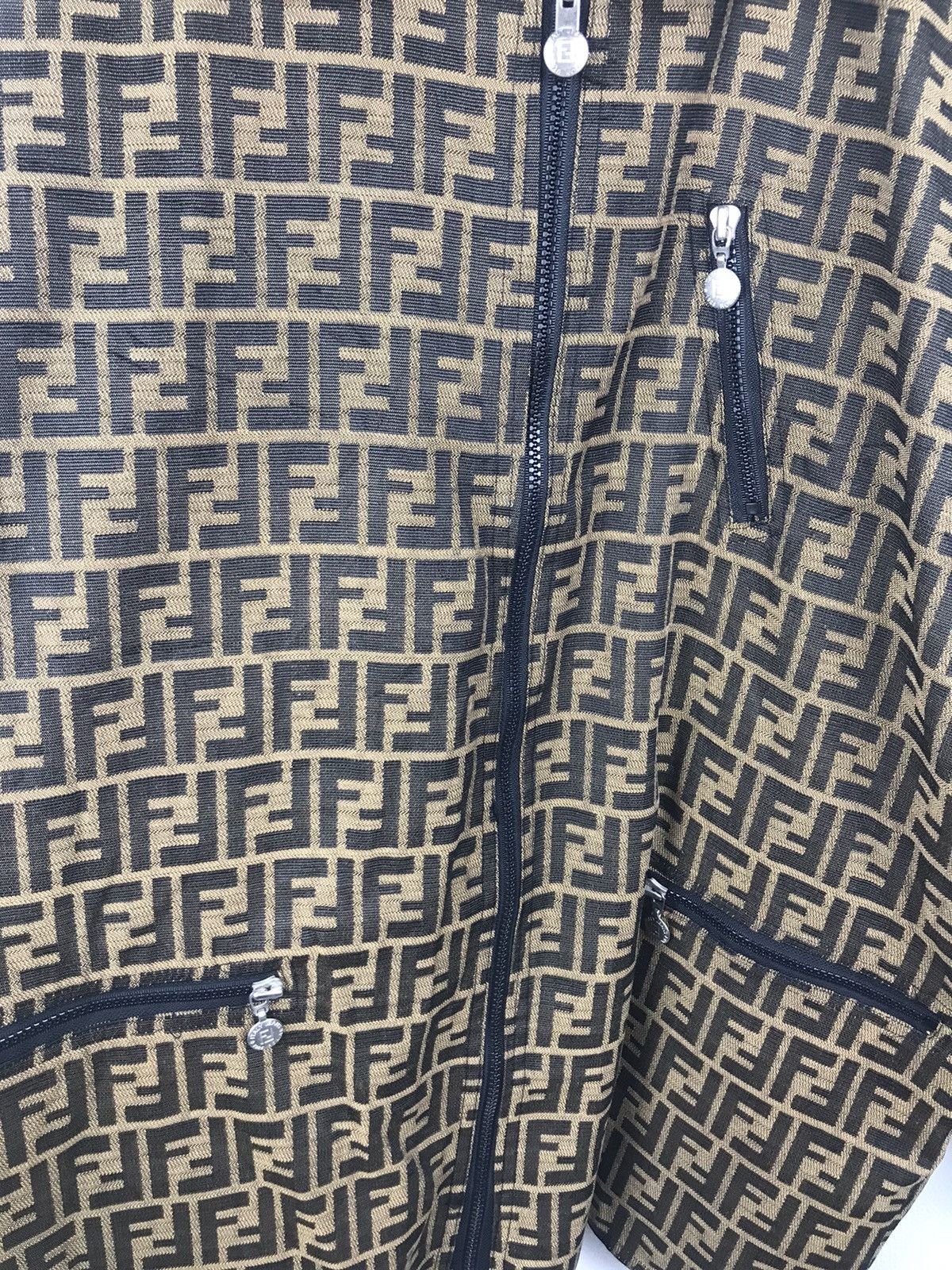 Fendi Fendi Monogram Reversible Jacket Size US XL / EU 56 / 4 - 3 Thumbnail